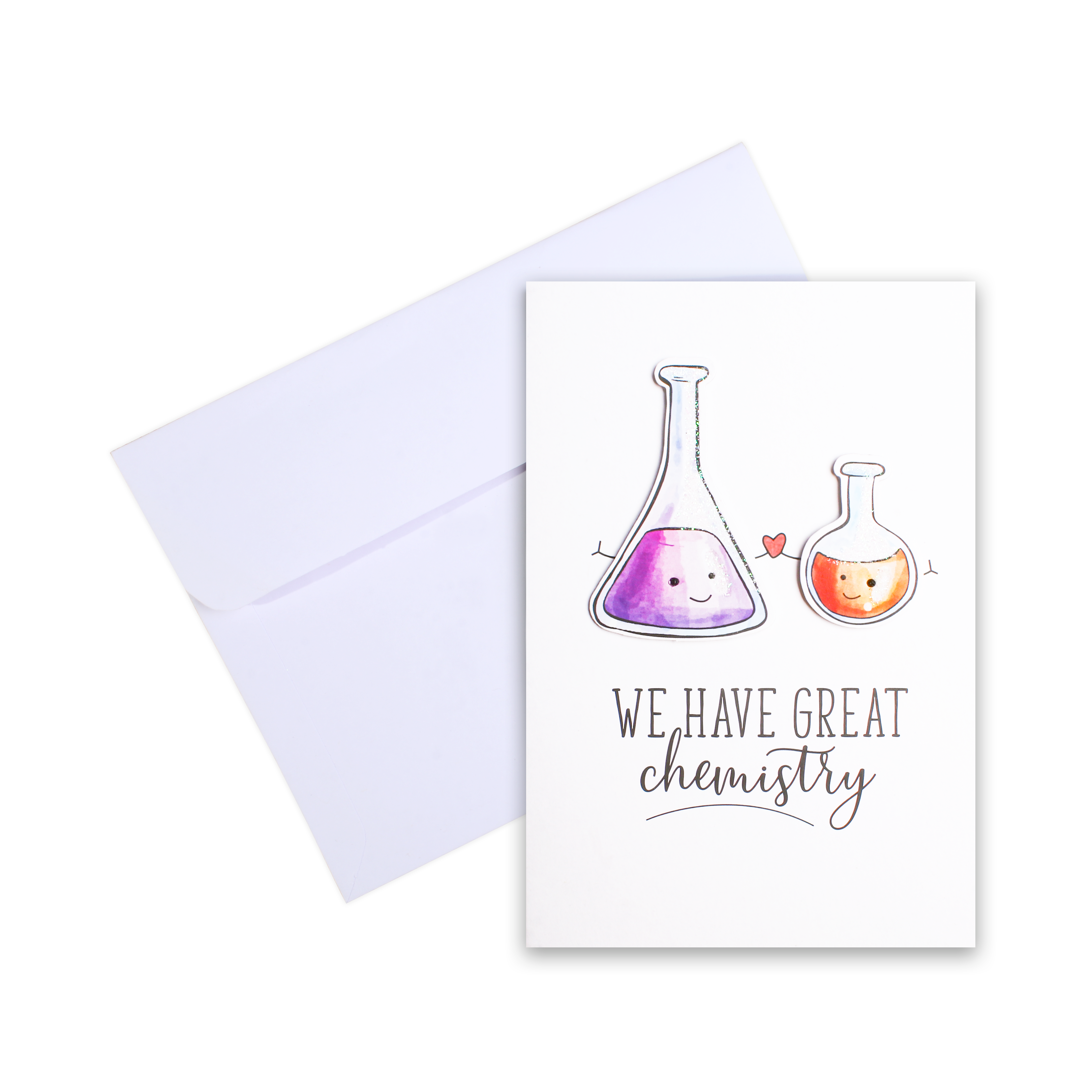 Greeting Card & Envelope Great Chemistry 4 X 6inch