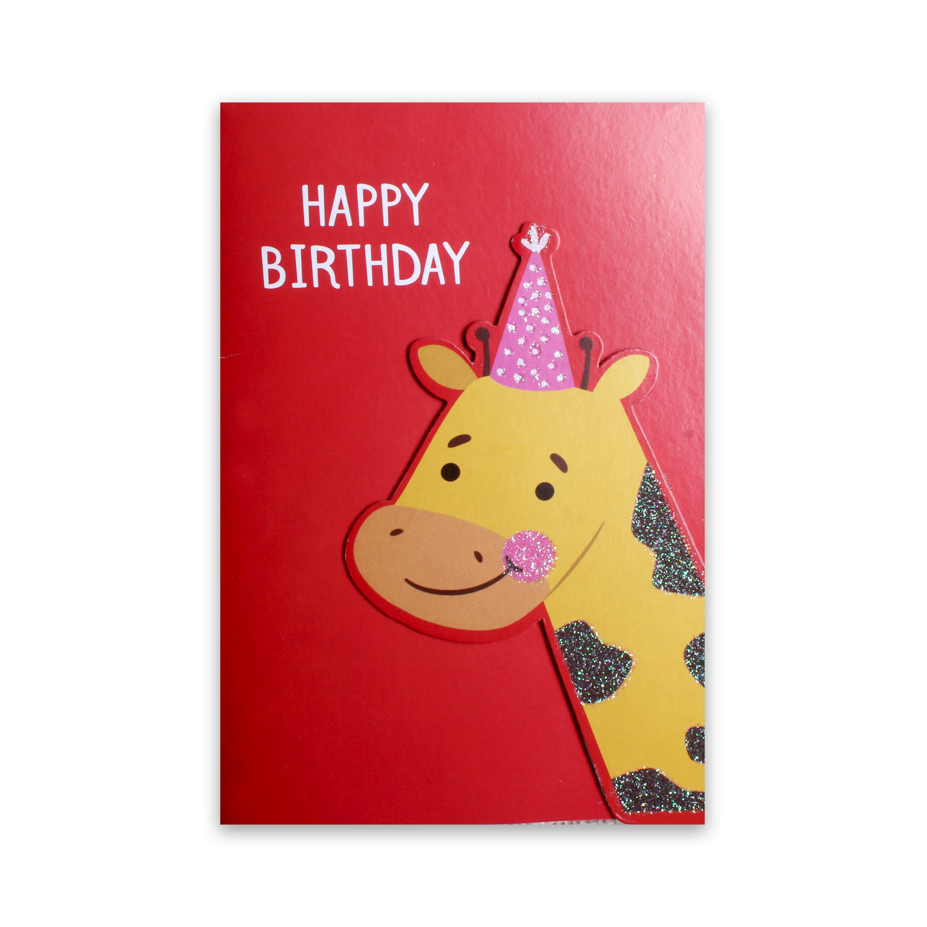 Greeting Card & Envelope Birthday Giraffe 4 X 6inch