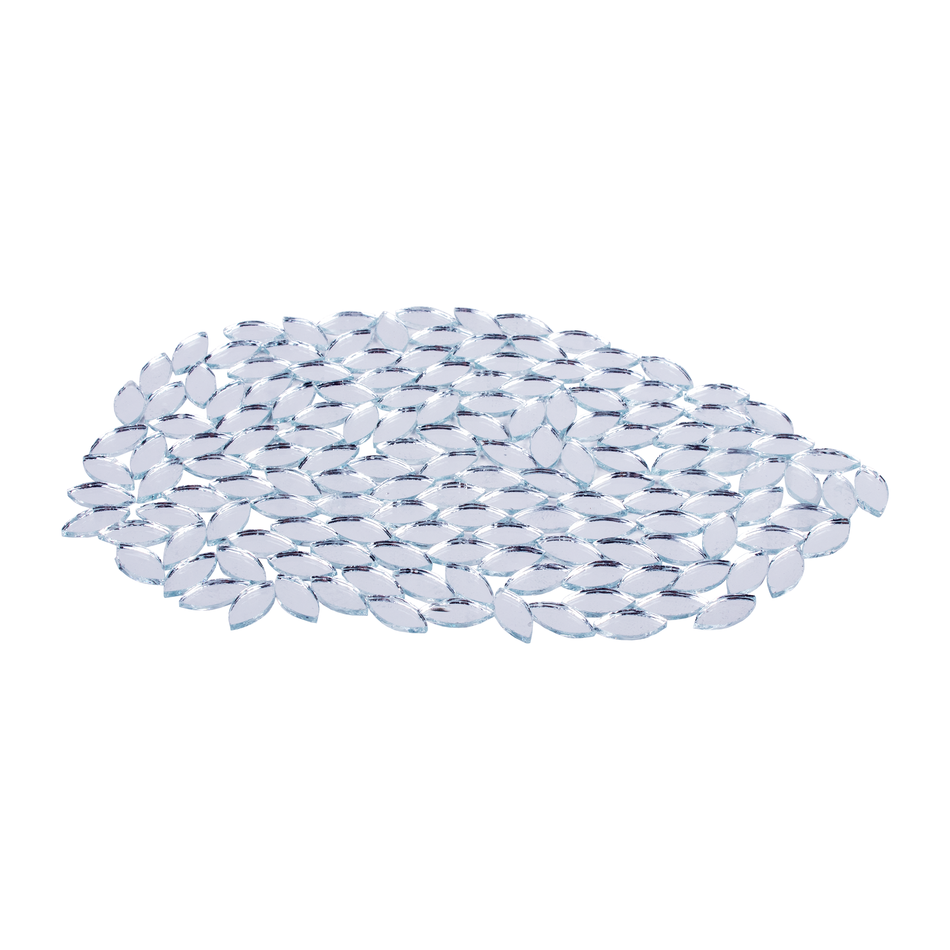 Cut Mirror Leaf 10Mm 50Gms Approx 600pc