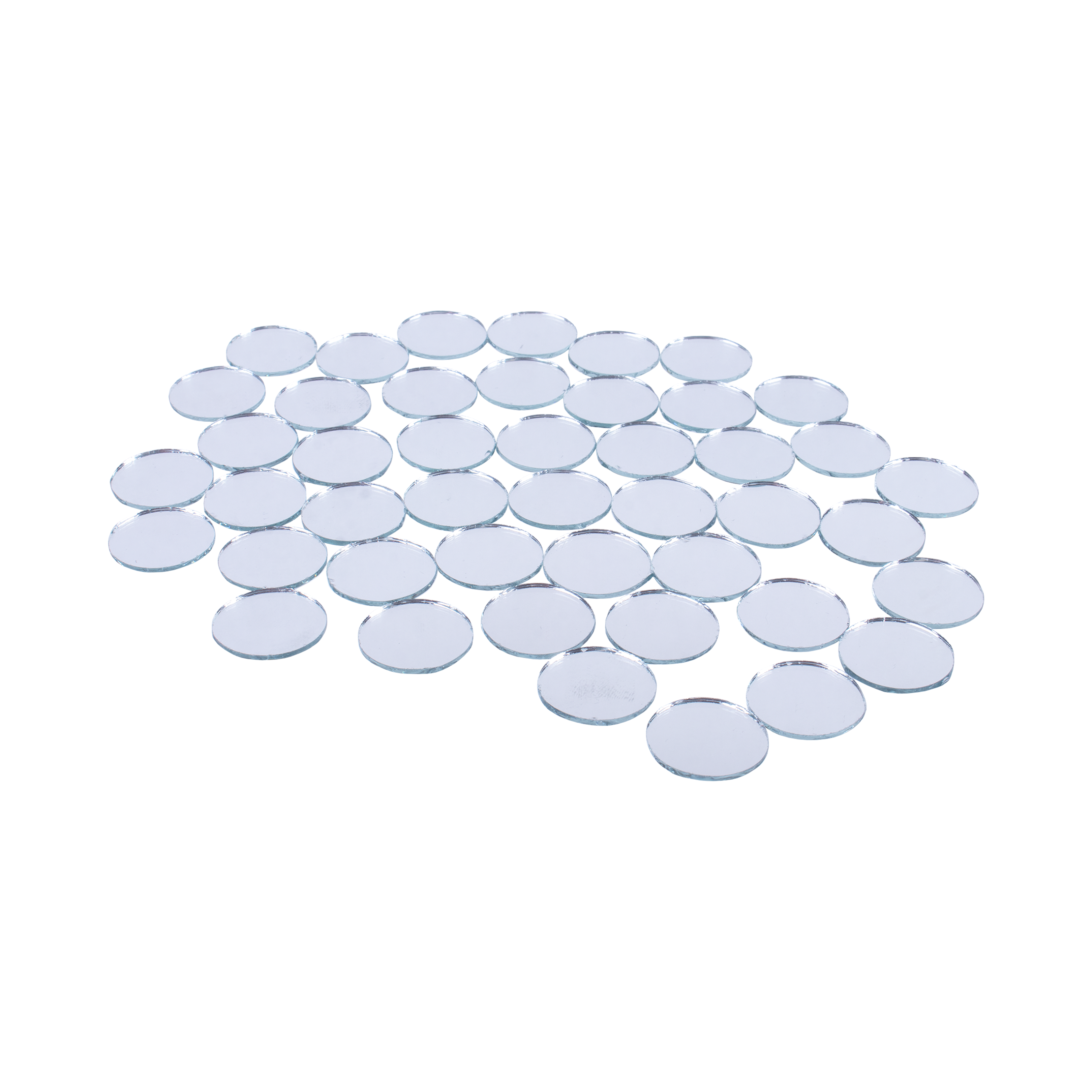 Cut Mirror Round 20Mm 50Gms Approx 57pc
