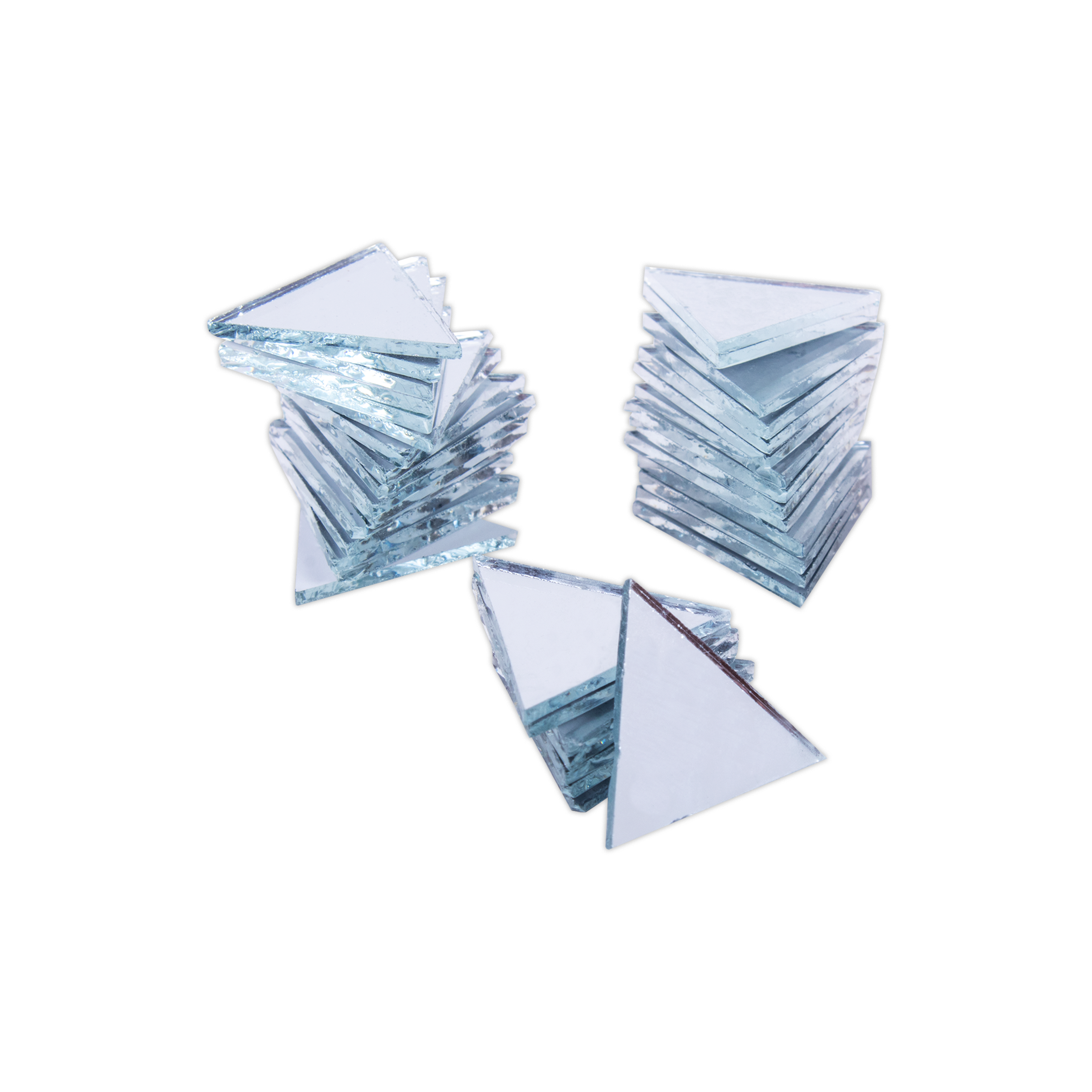Cut Mirror Triangular 16Mm 50Gms Approx 159pc