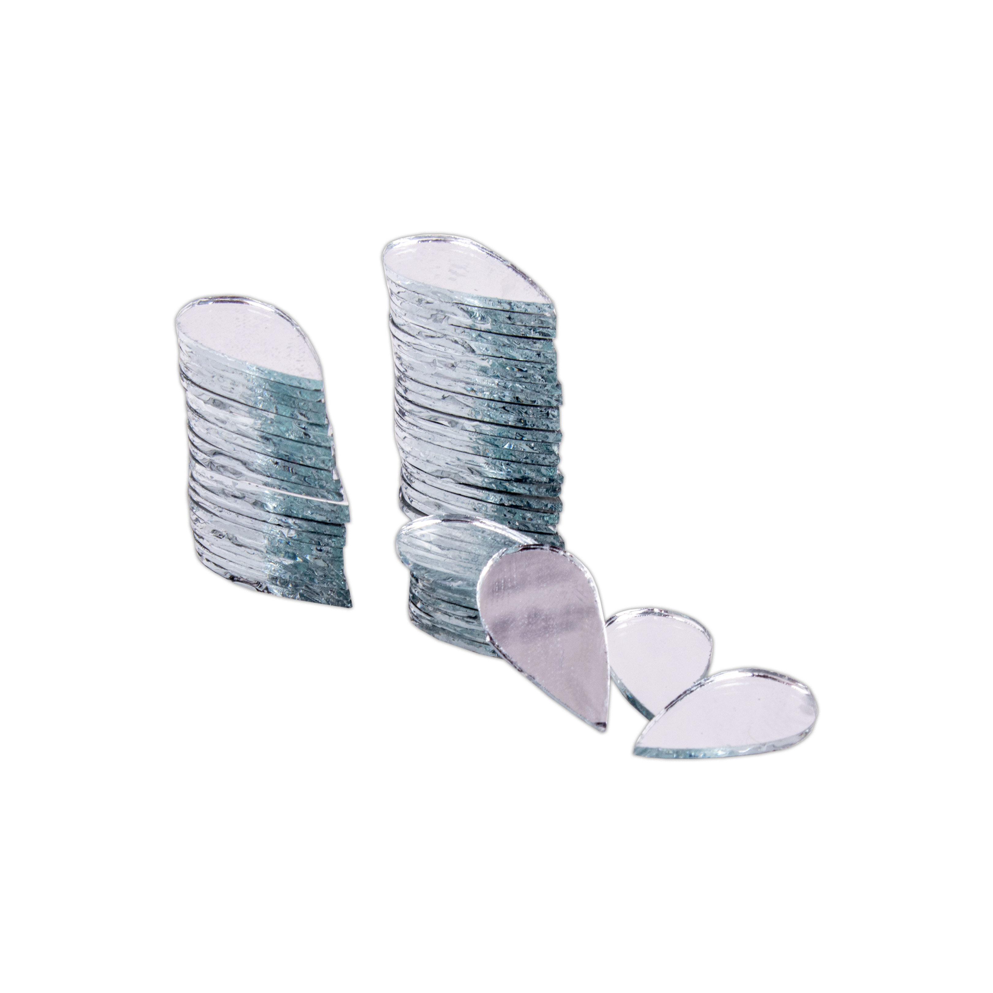 Cut Mirror Drop 12Mm 50Gms Approx 334pc