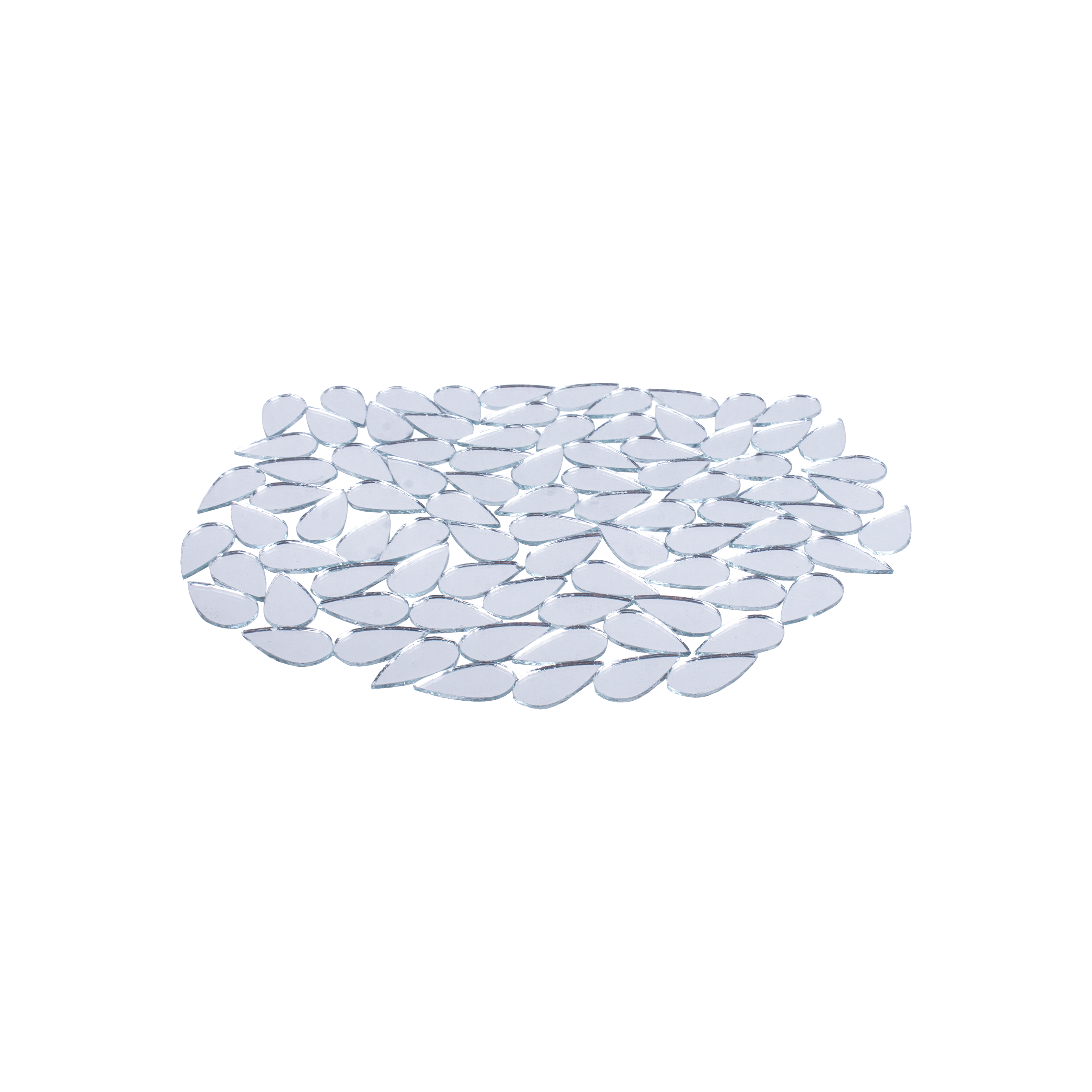 Cut Mirror Drop 12Mm 50Gms Approx 334pc