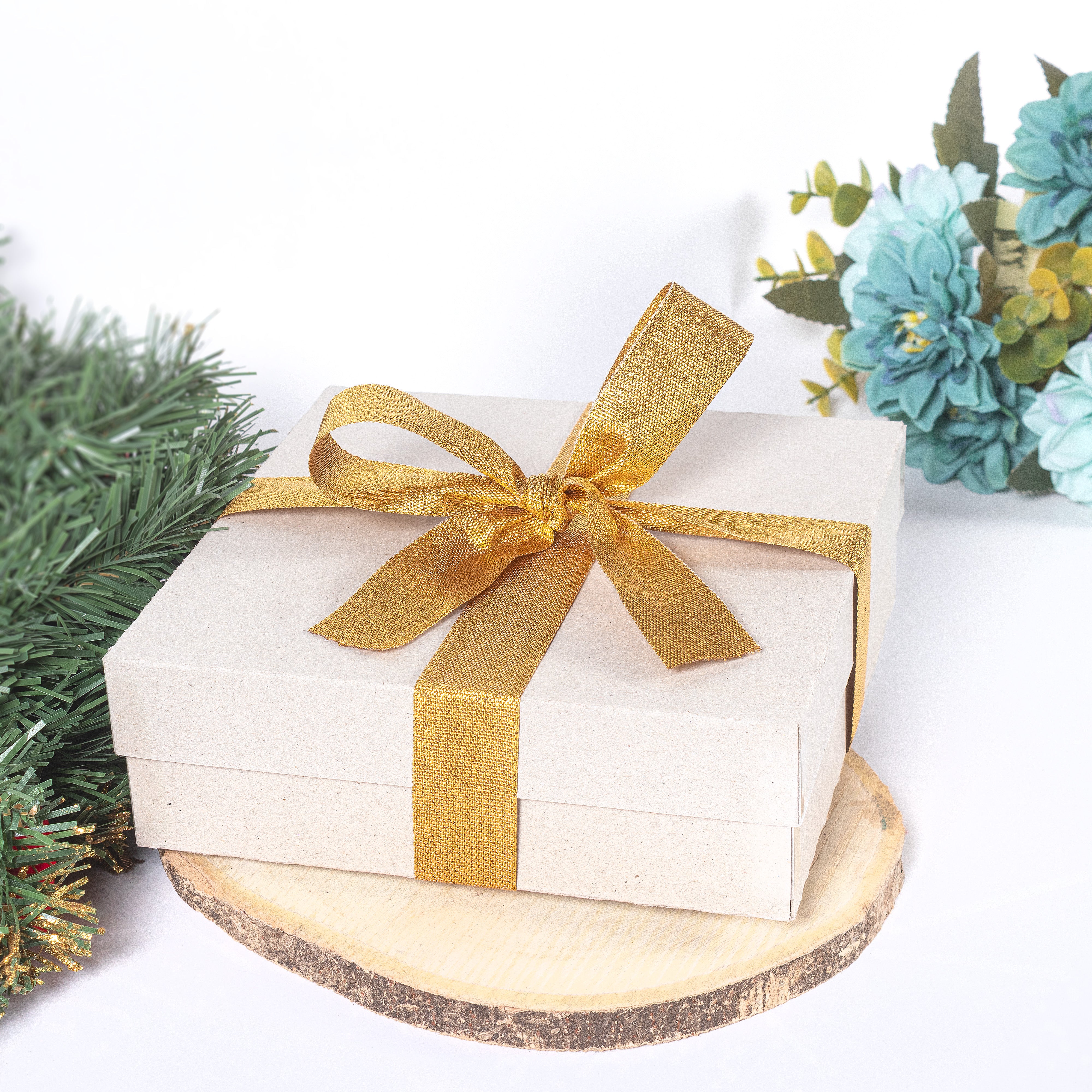 Sparkle Ribbon 25mm Gold 2mtr 1Roll