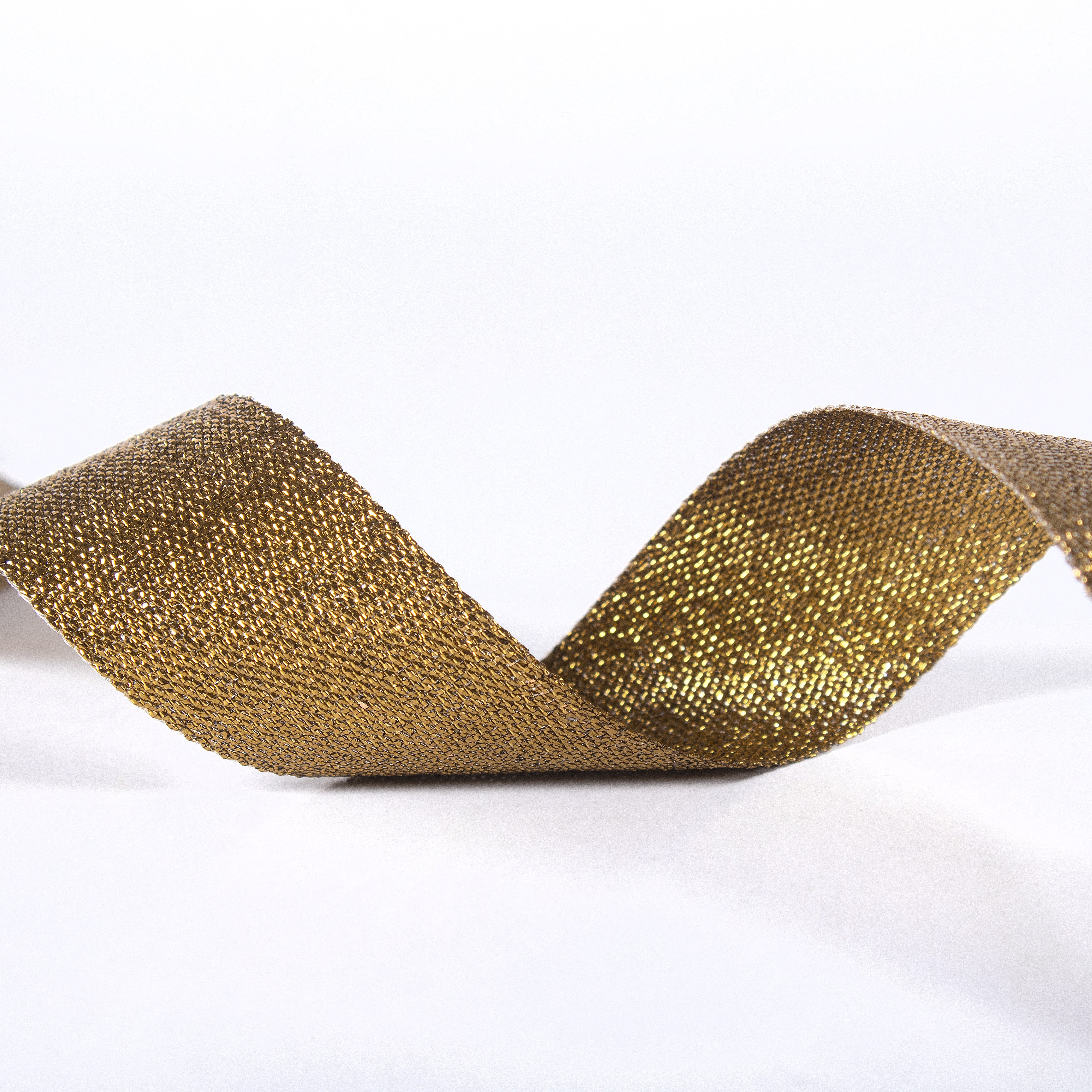 Sparkle Ribbon 25mm Vintage Gold 2mtr 1Roll