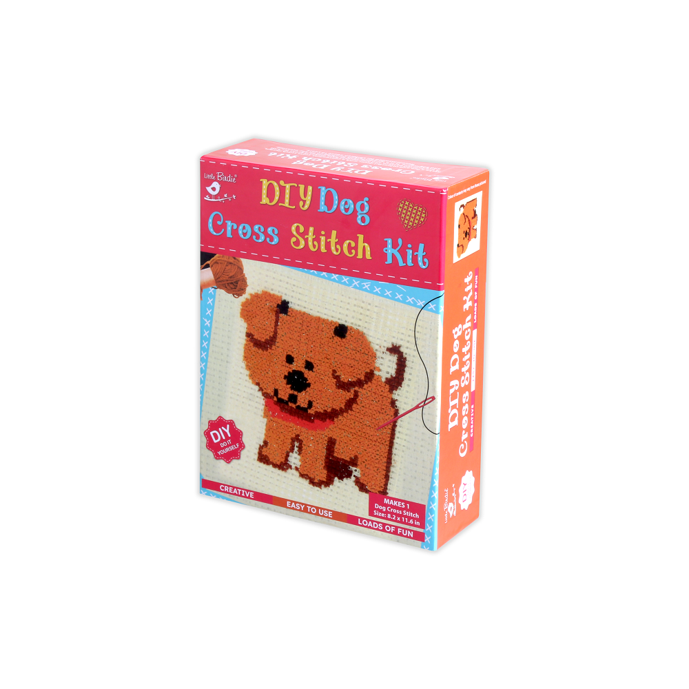 DIY Cross Stitch Dog Kit 1Box