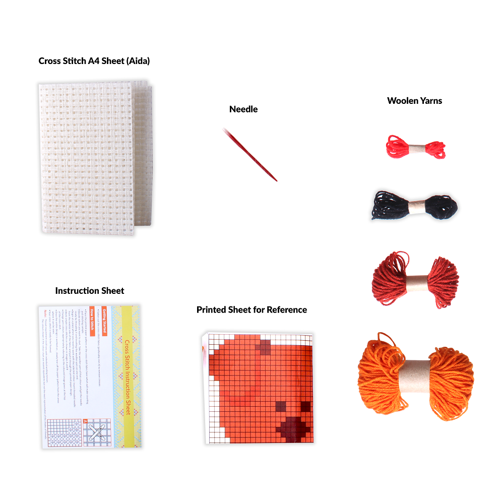 DIY Cross Stitch Dog Kit