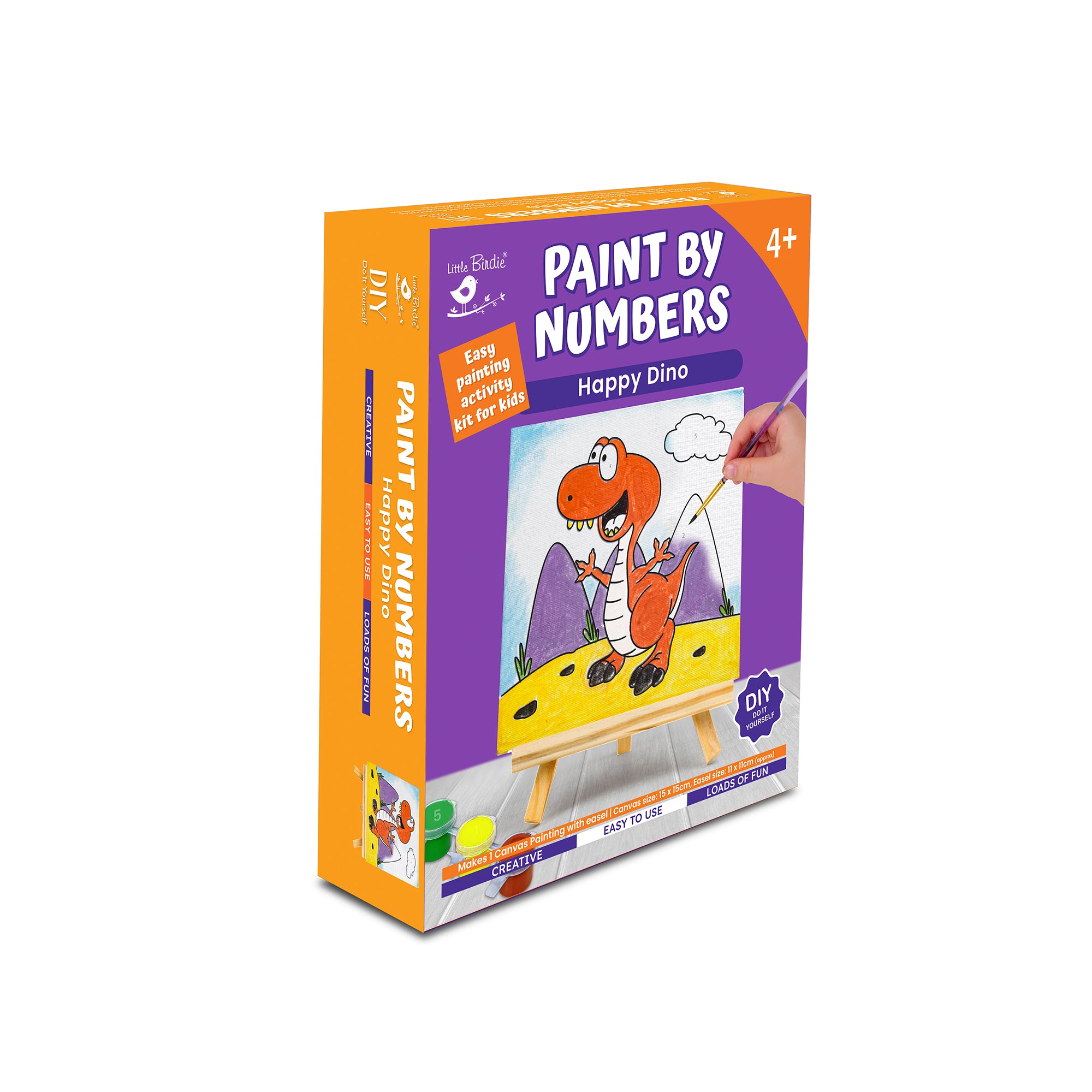 DIY Paint By Numbers - Happy Dino, 1 Box