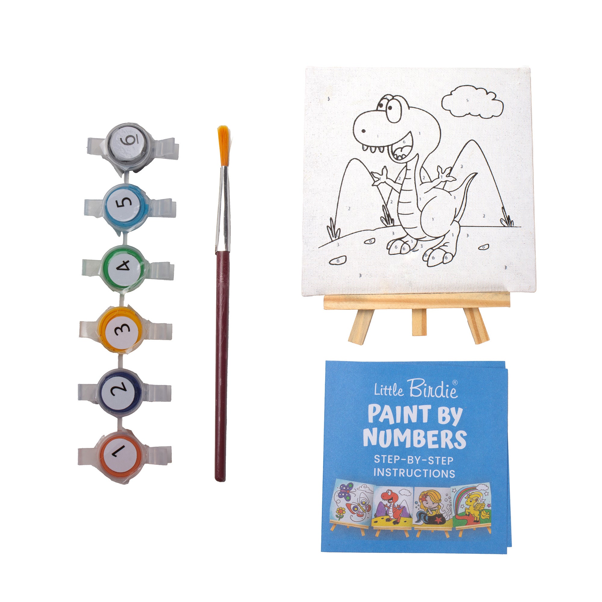 DIY Paint By Numbers - Happy Dino, 1 Box