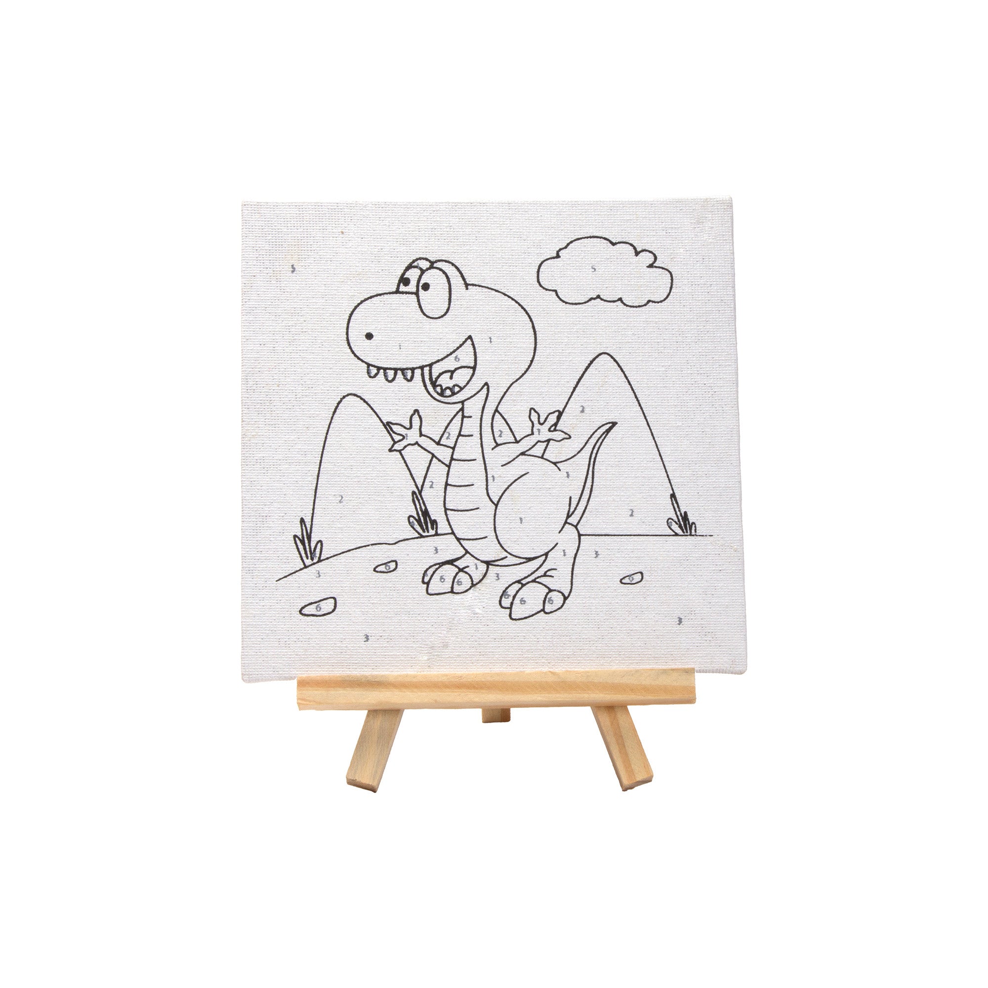 DIY Paint By Numbers - Happy Dino, 1 Box