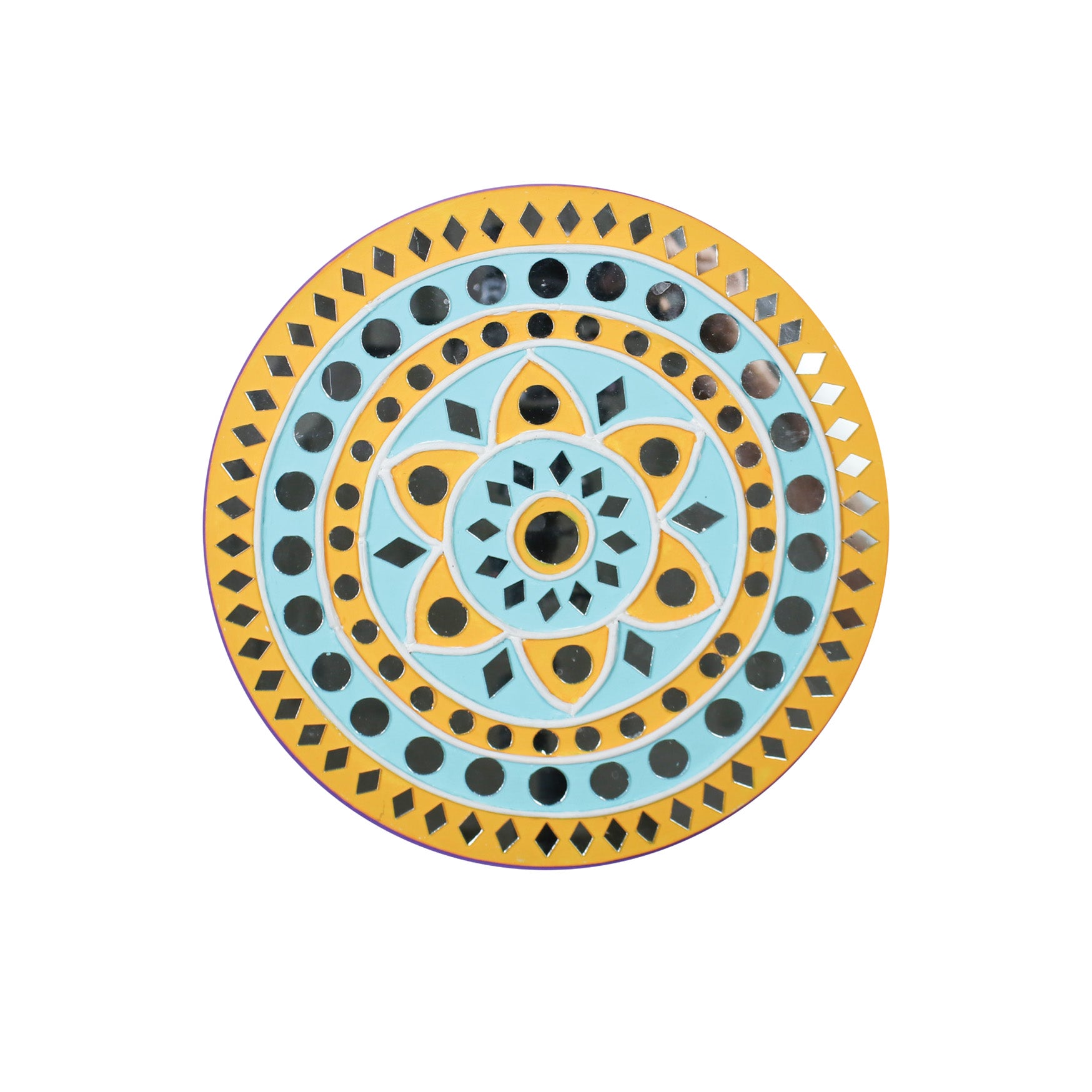 Cut Mirror Round 15Mm 50Gms Approx 103pc