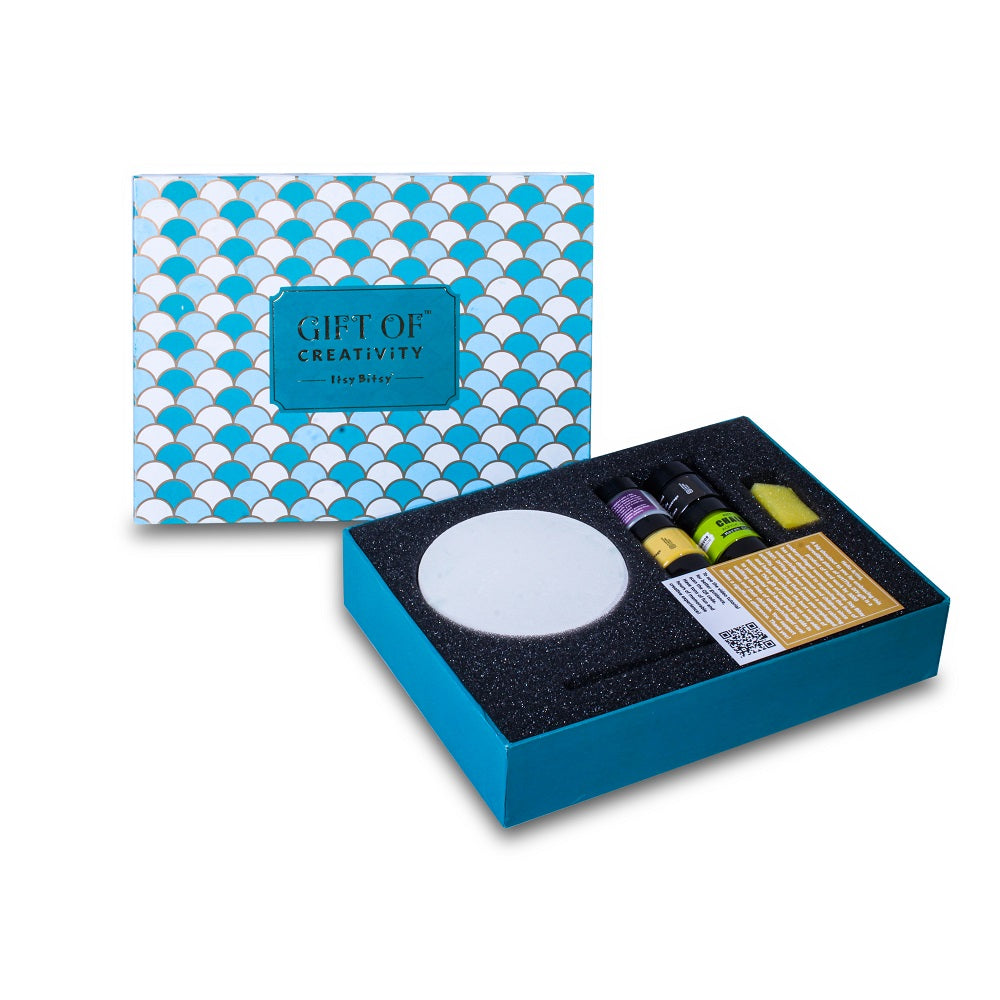 Coaster With Dot mandala Kit Makes 4 Coasters - Gift Of Creativity
