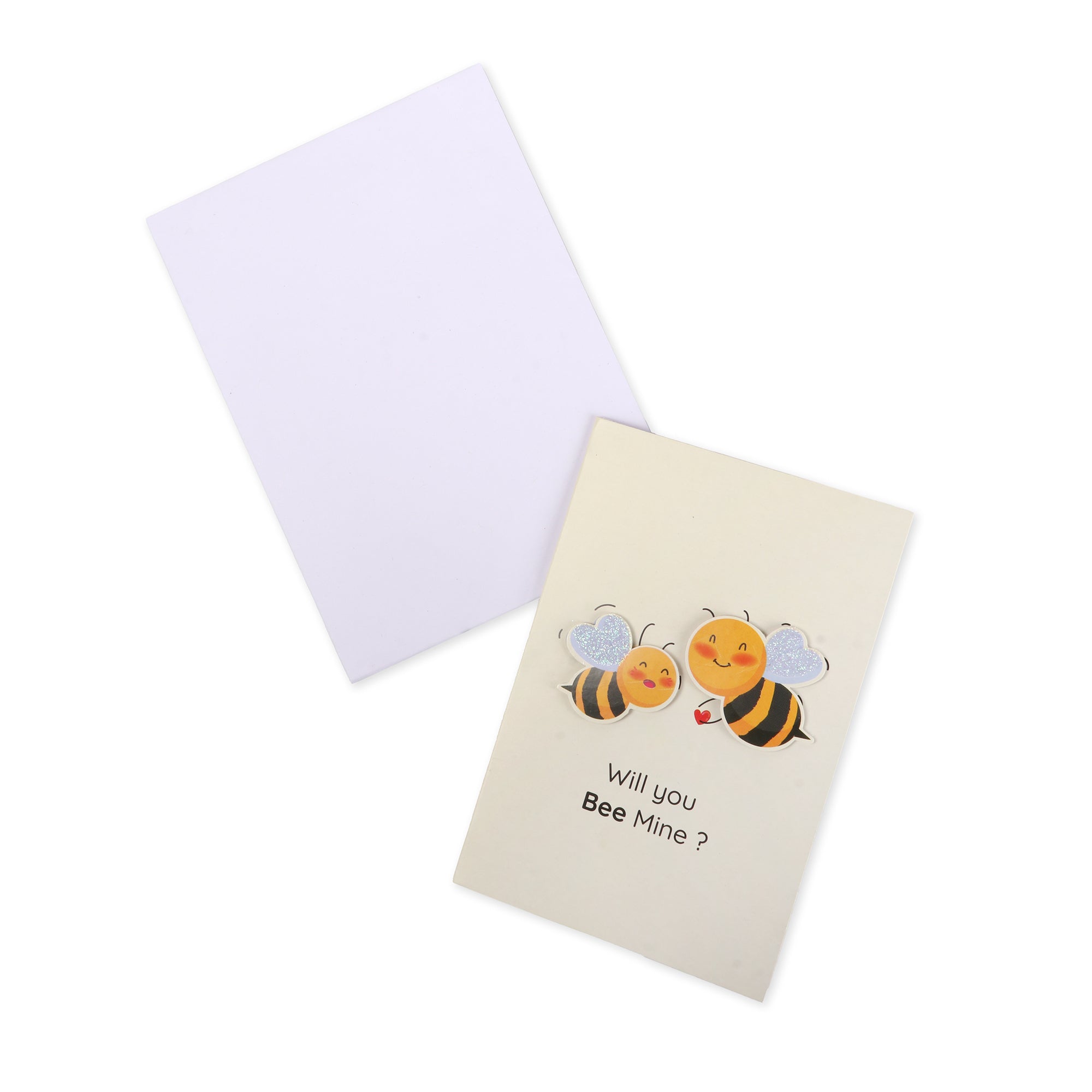 3D Greeting Card & Envelope | Bee Mine | 4 X 6inch