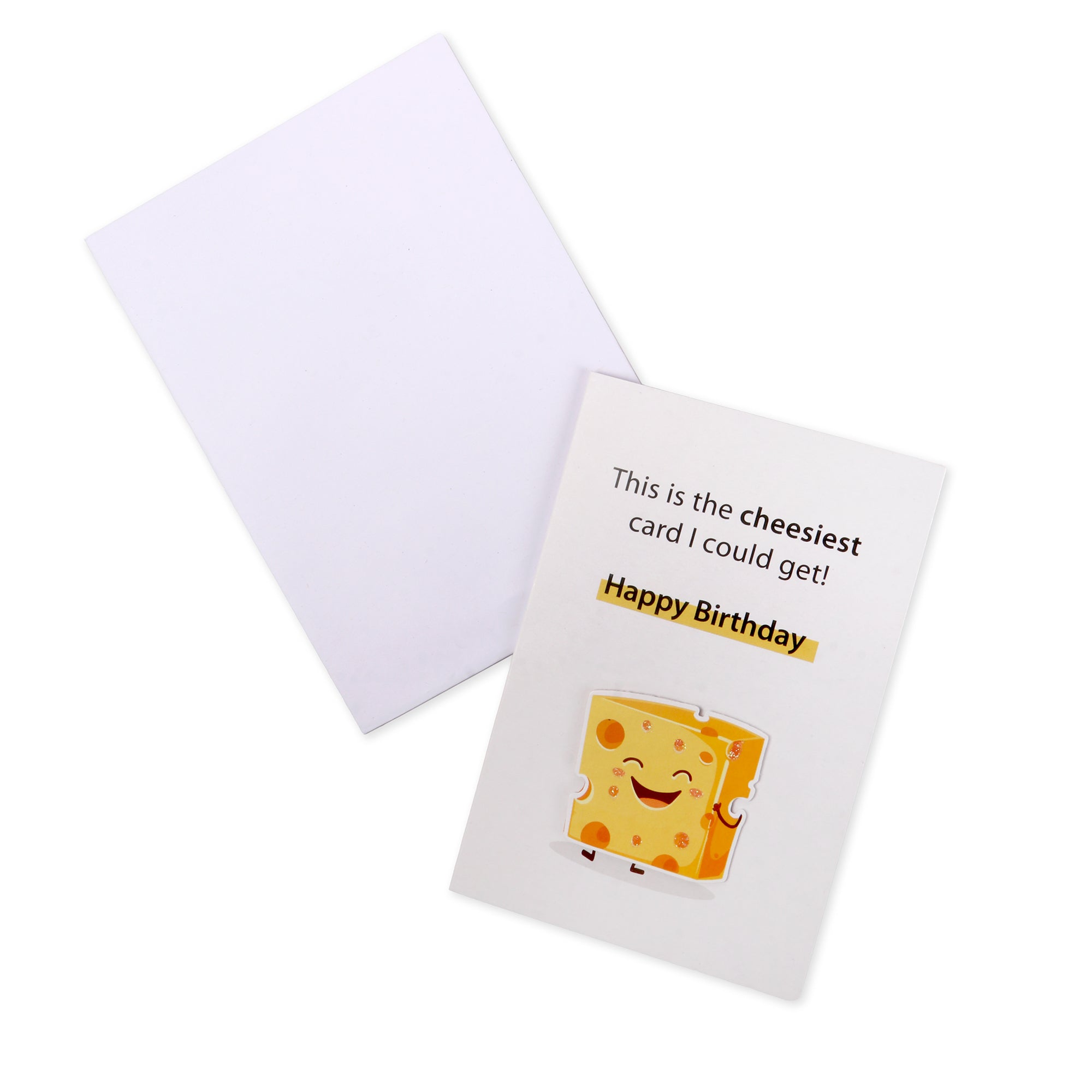 3D Greeting Card & Envelope Cheesiest Card 4 X 6inch