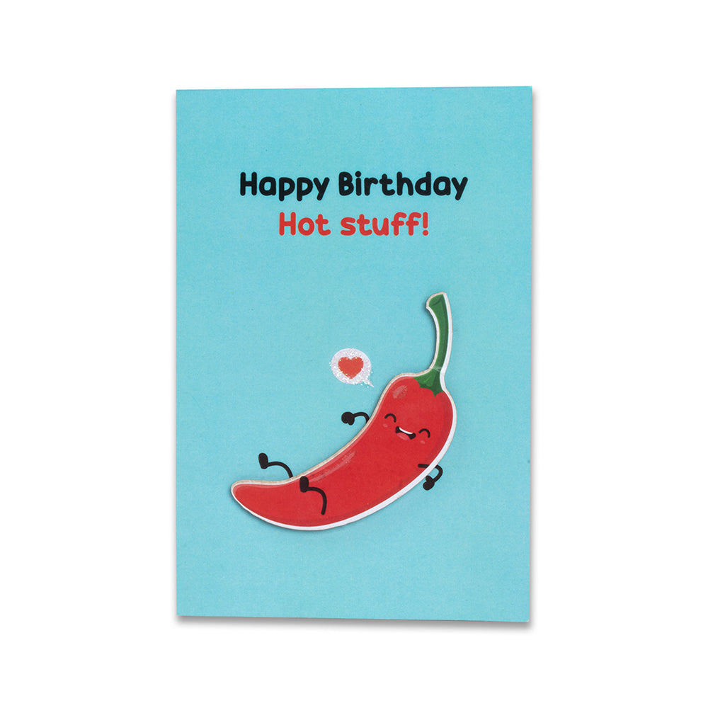 3D Greeting Card & Envelope Hot Stuff 4 X 6inch