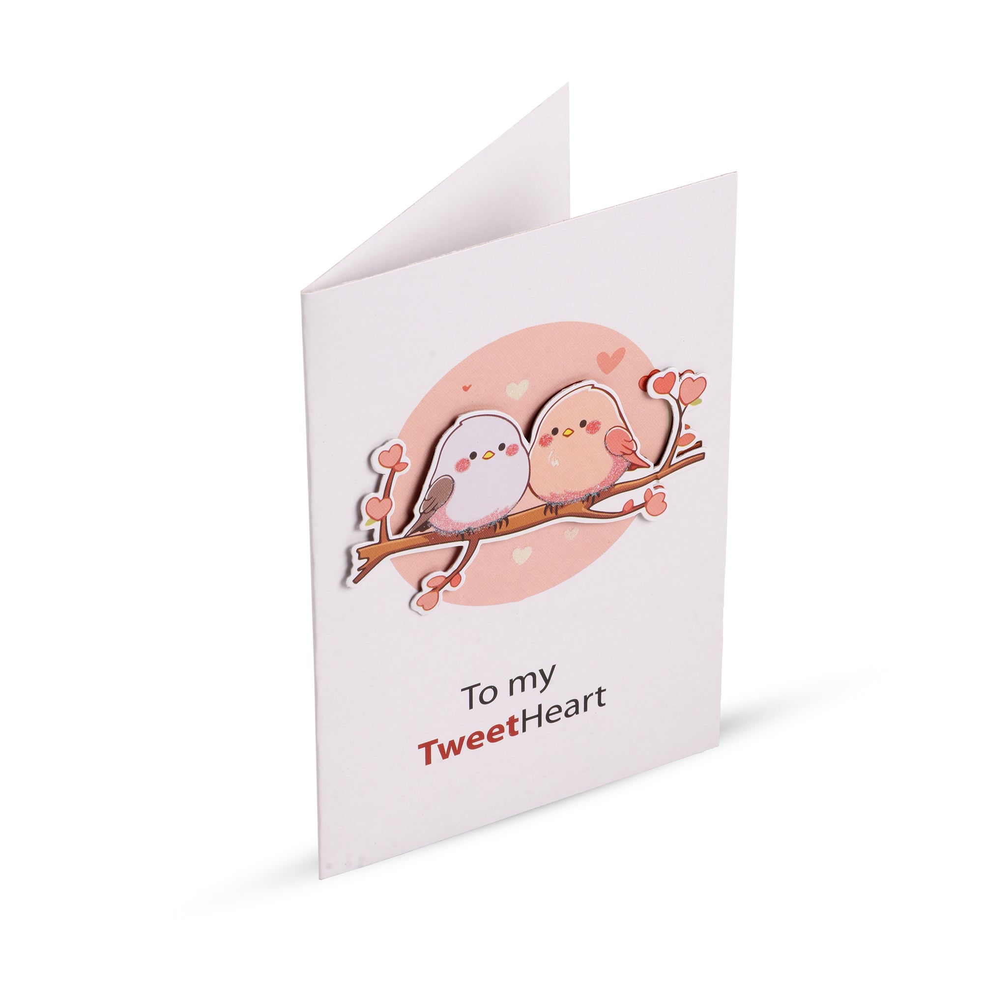 3D Greeting Card & Envelope Tweetheart 4 X 6inch