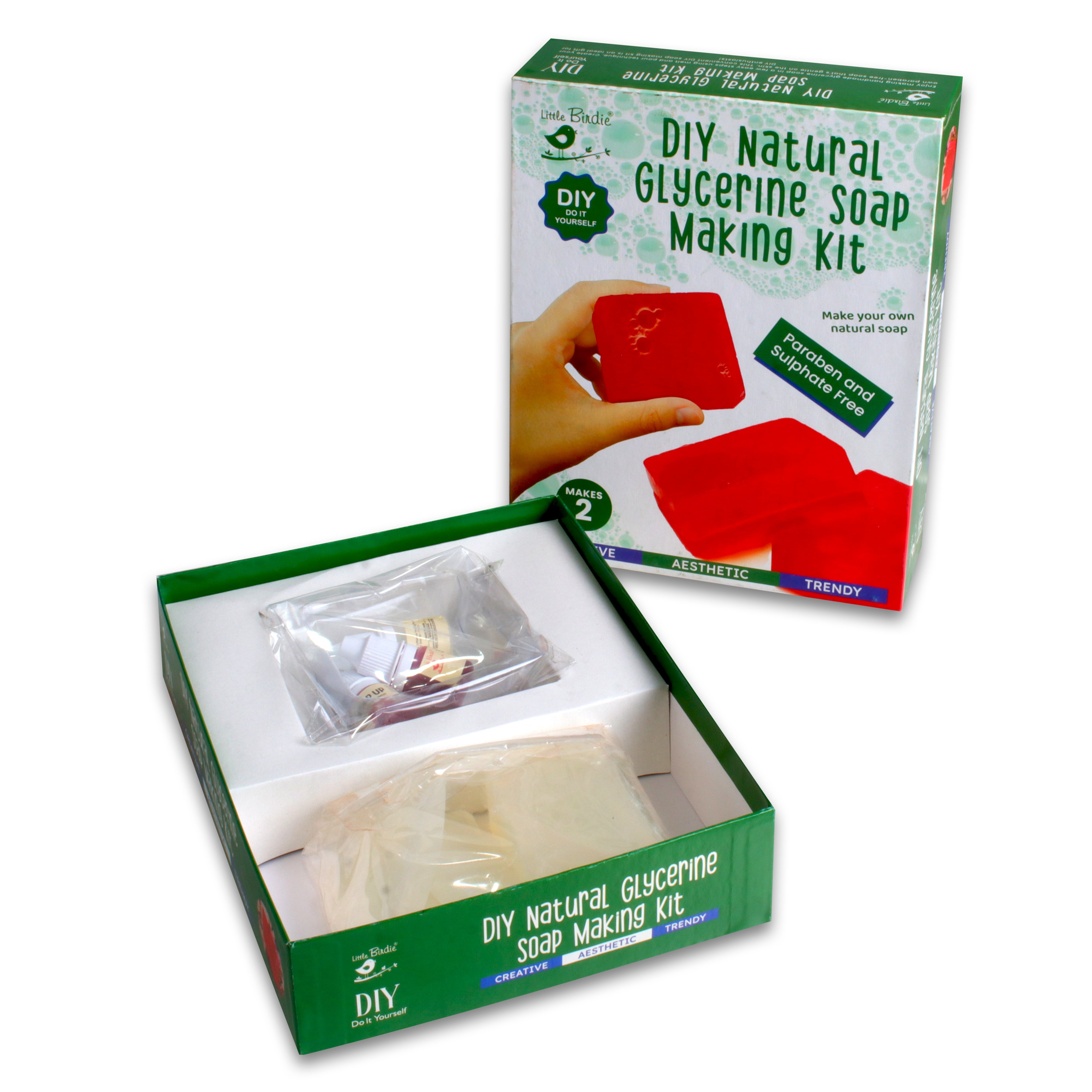 DIY Natural Glycerine Soap Making kit 1Box