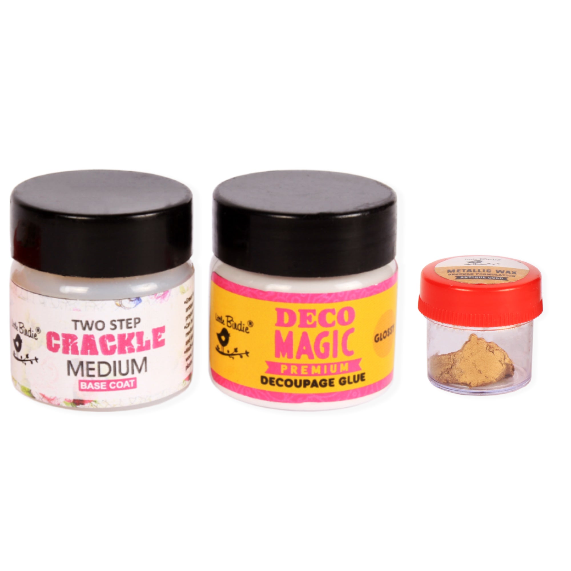 Diy Crackle Cutlery Holder Kit