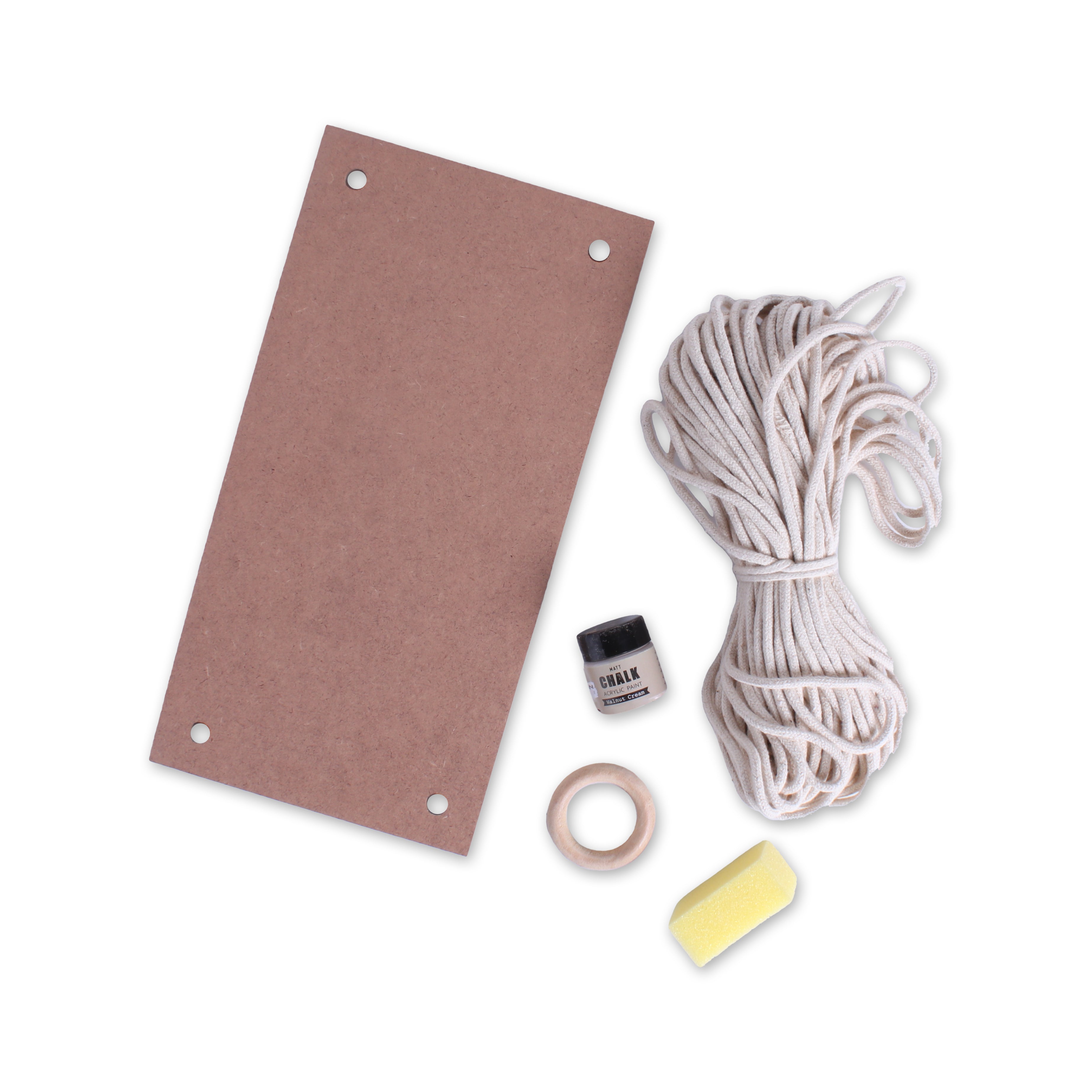 DIY Macrame Hanging Shelf Kit 1Box