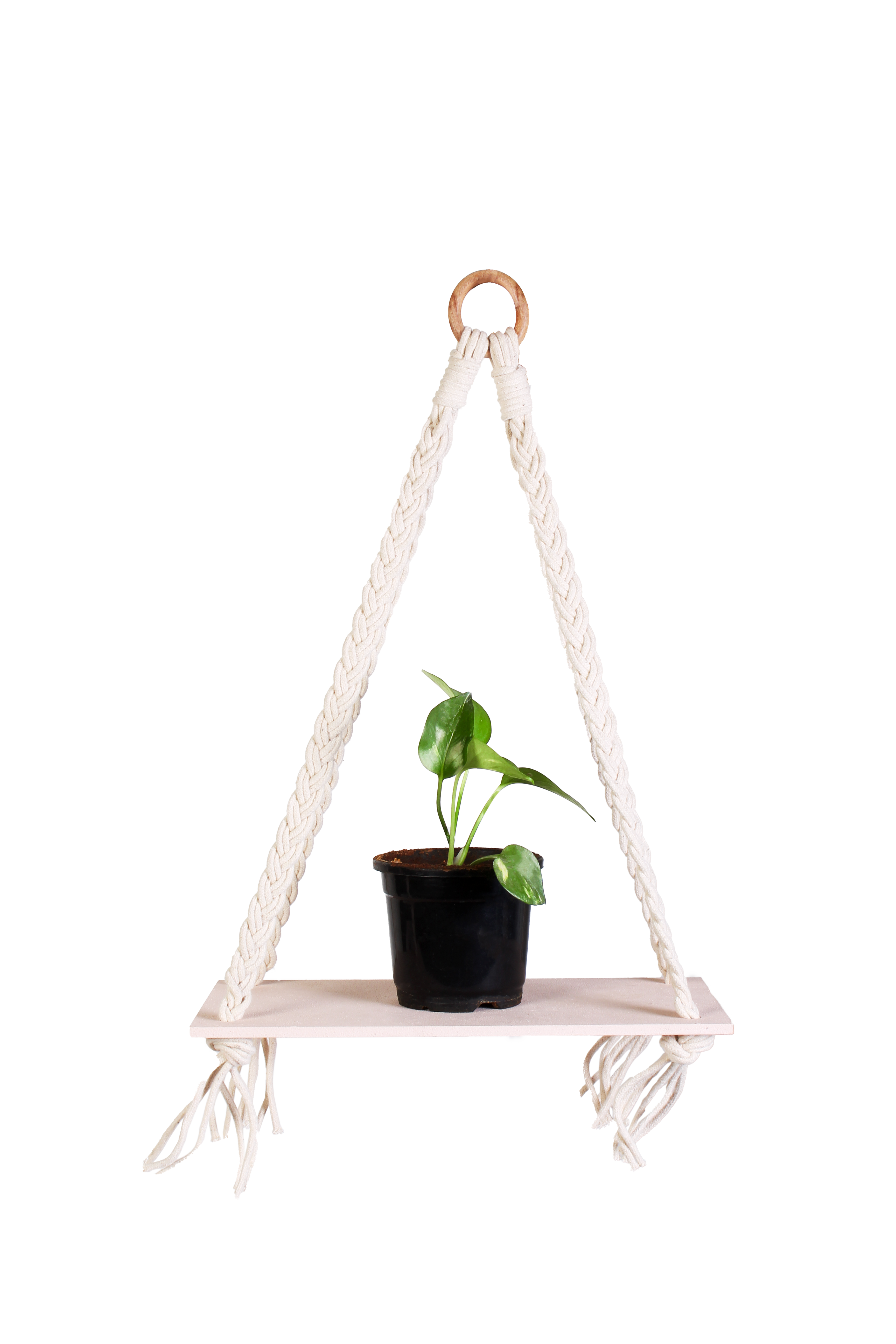 DIY Macrame Hanging Shelf Kit 1Box