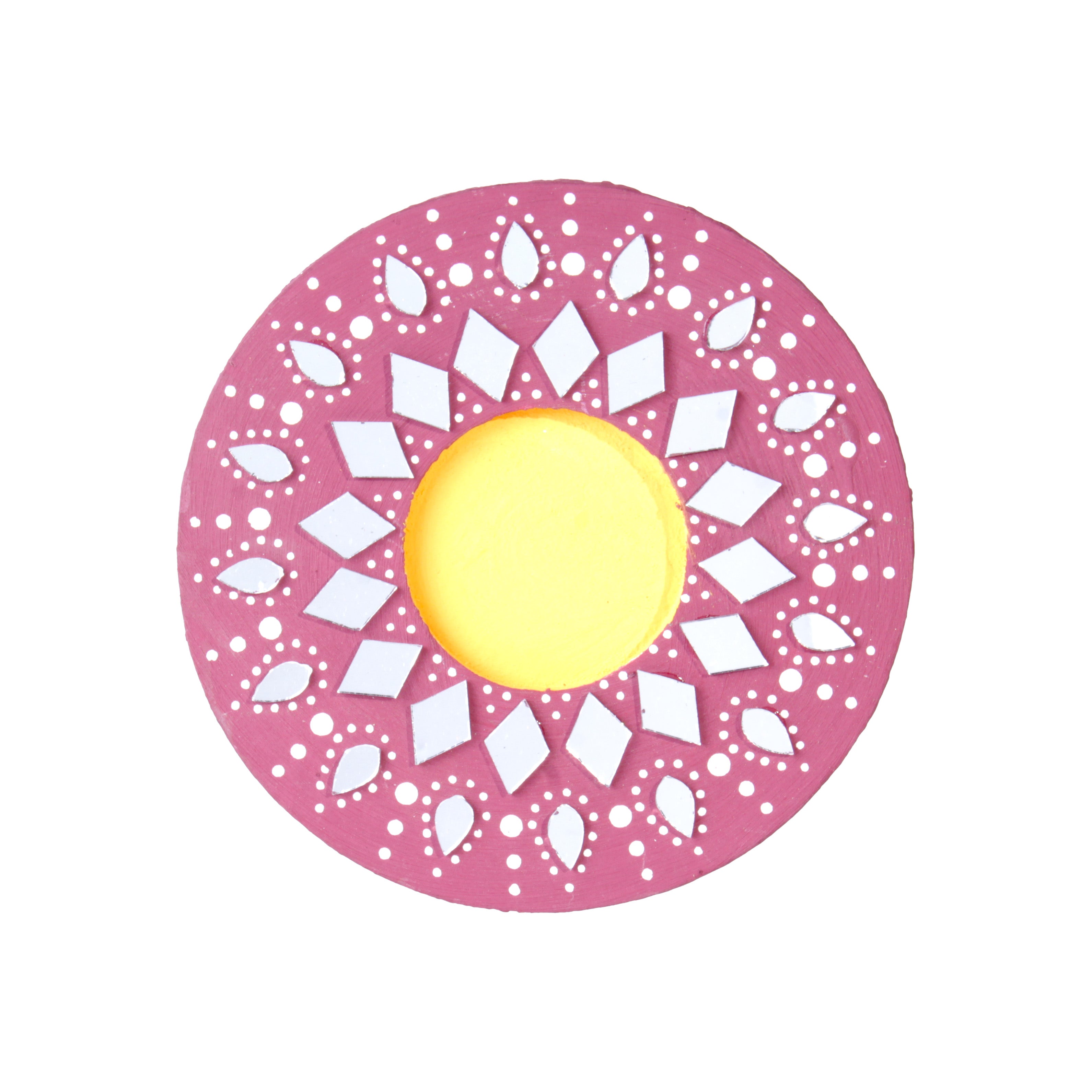 Cut Mirror Round 15Mm 50Gms Approx 103pc