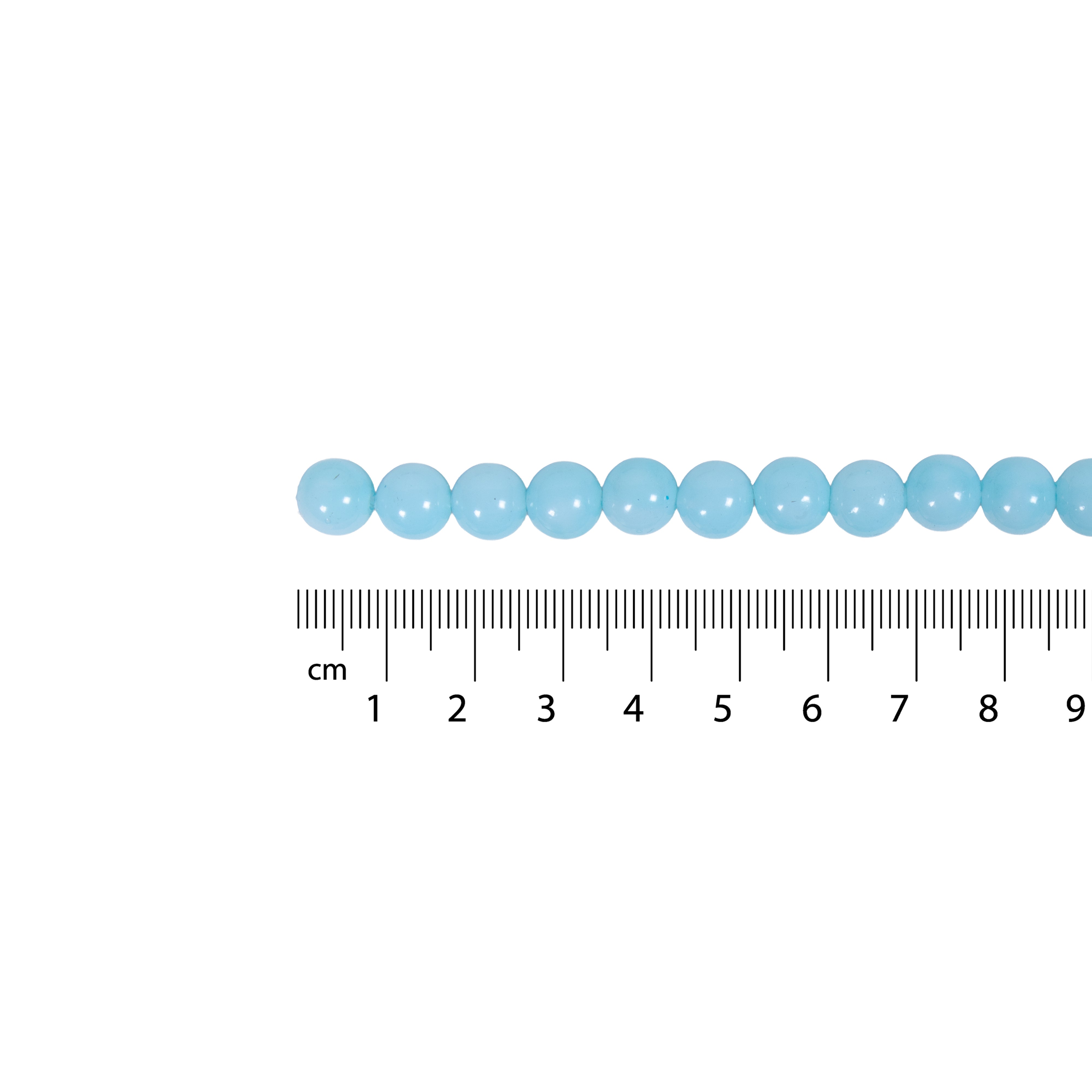 Acrylic Beads Sky Blue 1 String