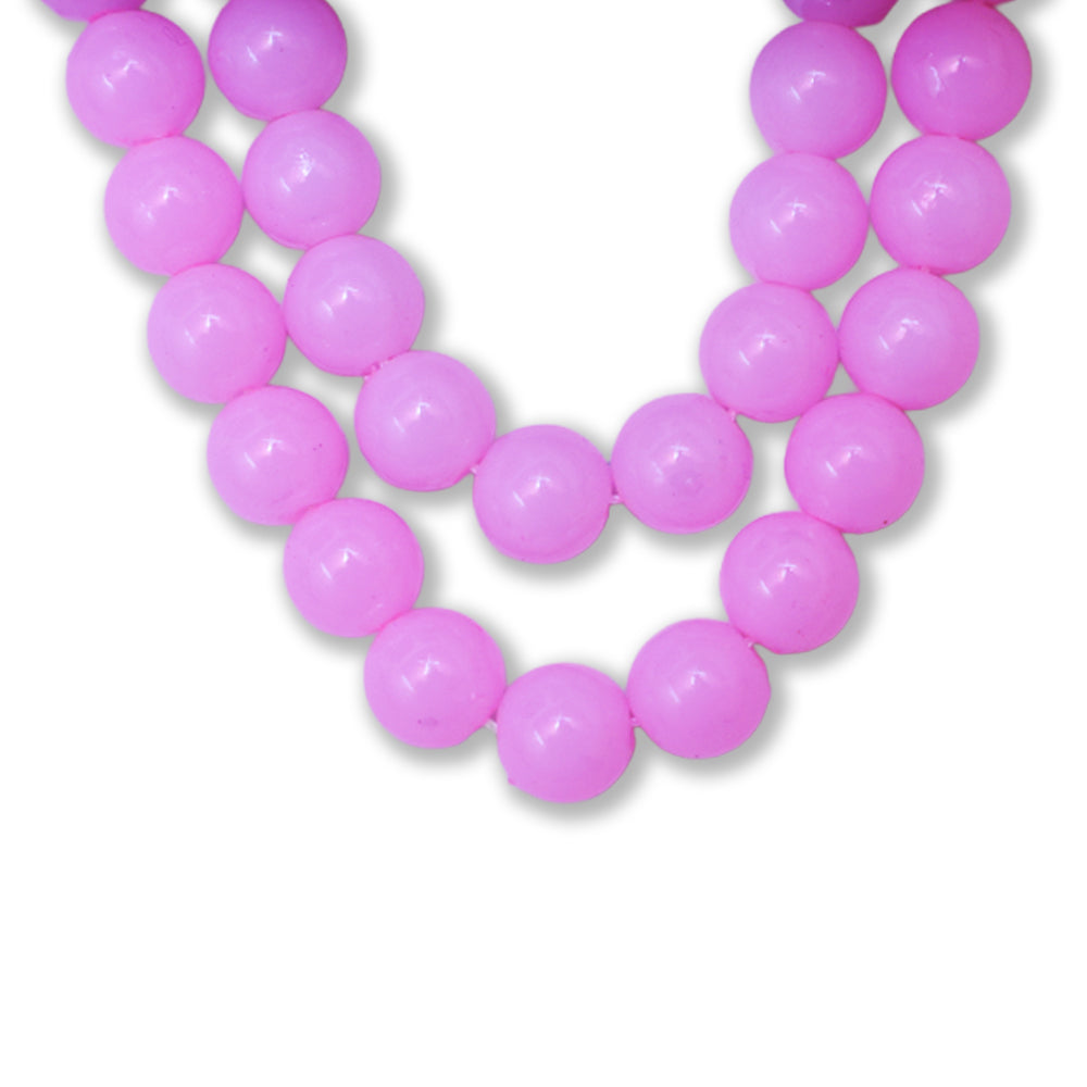 Acrylic Beads Soft Pink 1 String