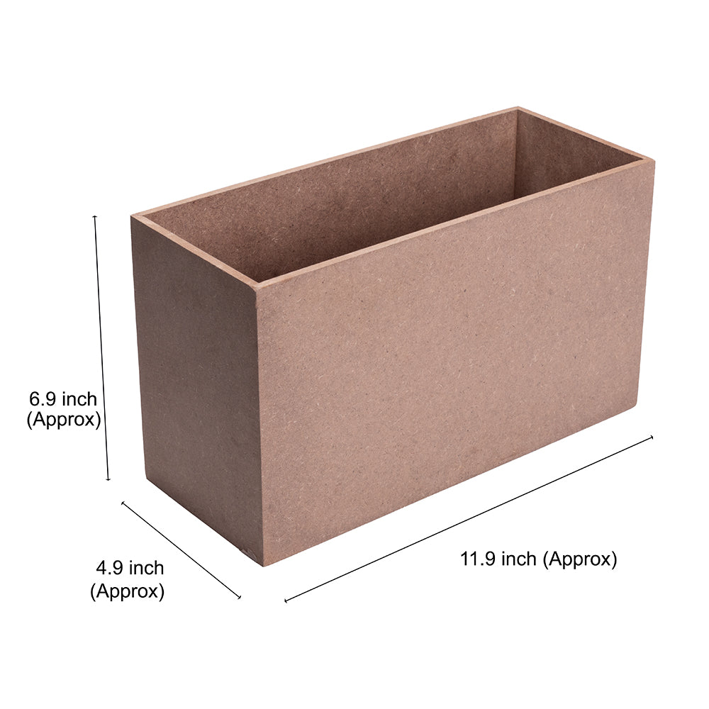 MDF Plant Holder L12 X W5 X H7Inch 1 Pc