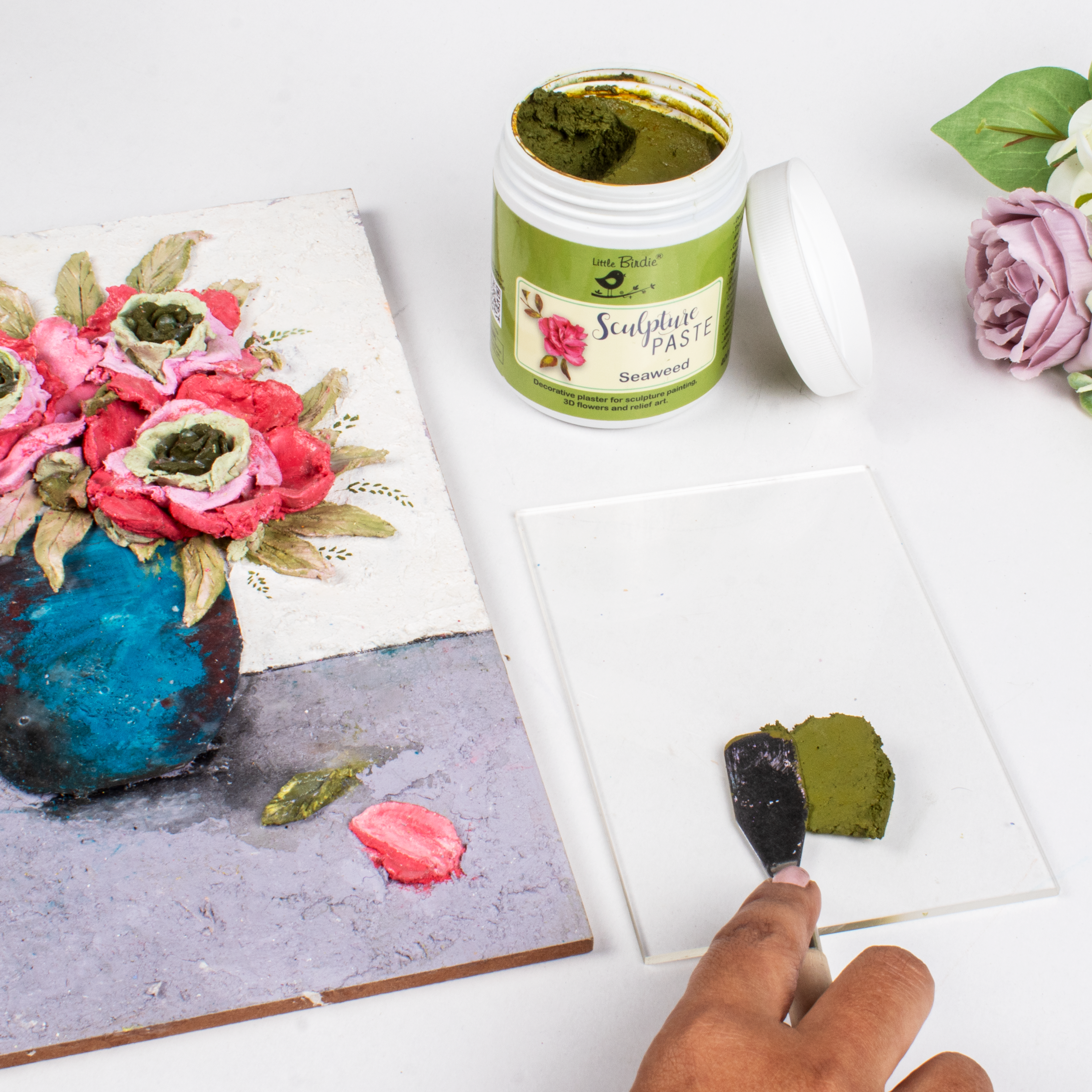 Sculpture Paste Seaweed 400gm Bottle