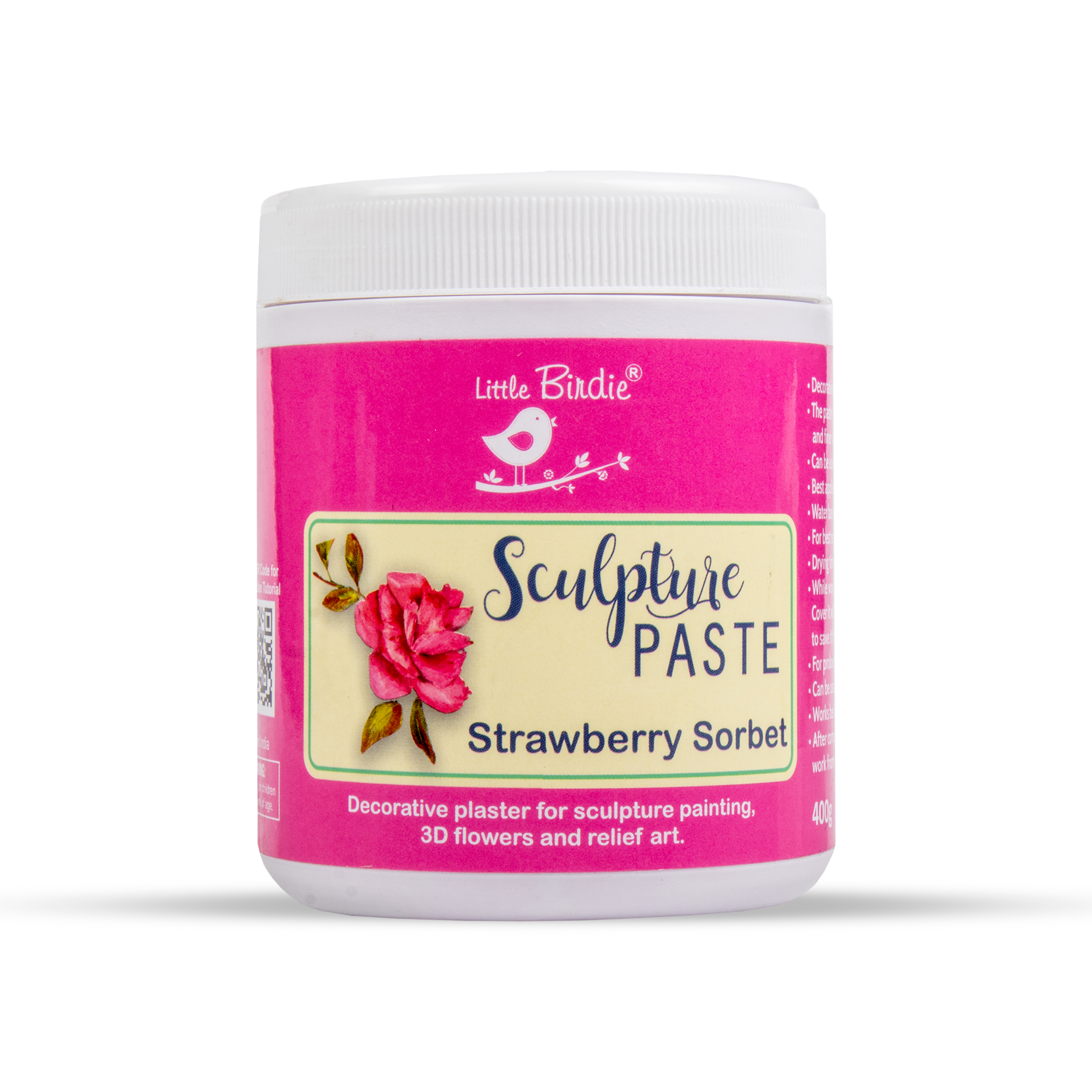 Sculpture Paste Strawberry Sorbet 400gm Bottle