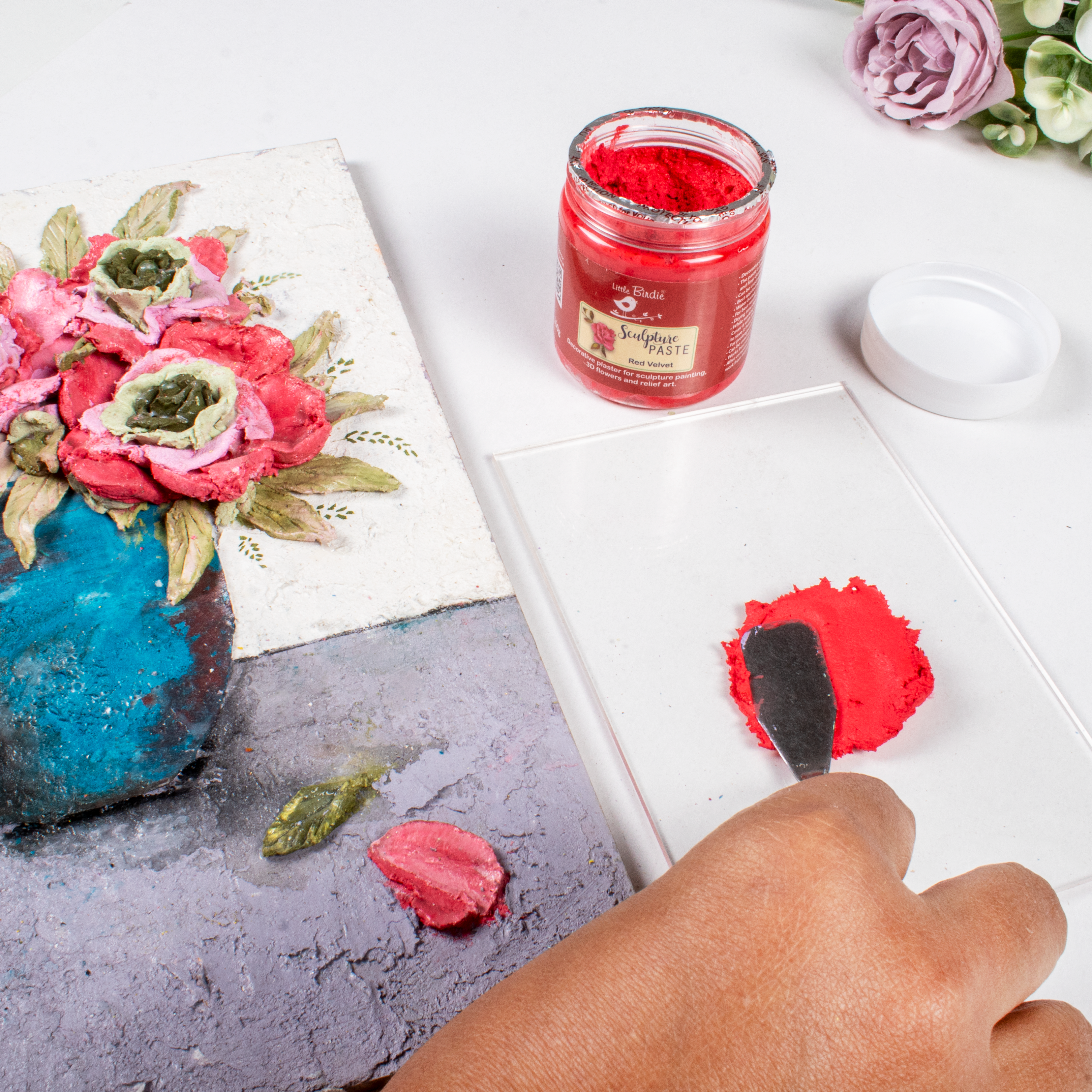 Sculpture Paste Red Velvet 160gm Bottle