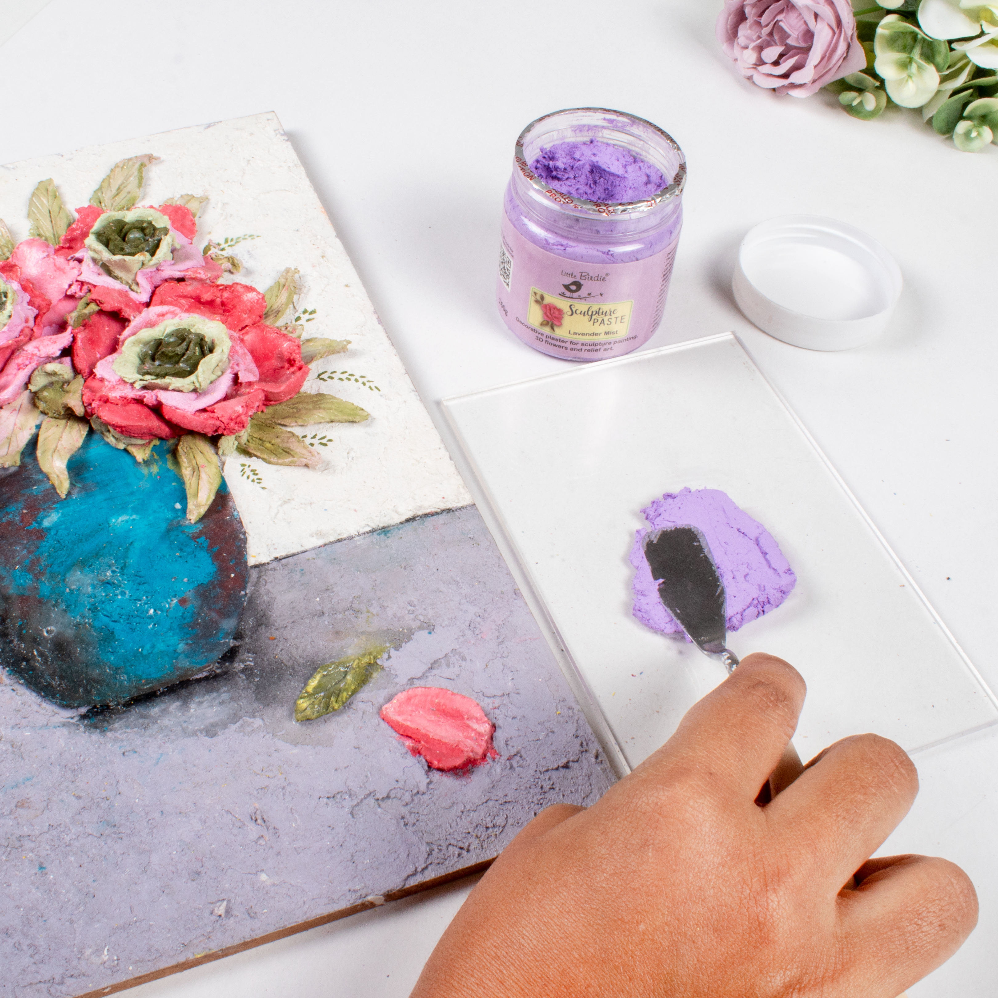 Sculpture Paste Lavender Mist 160gm Bottle