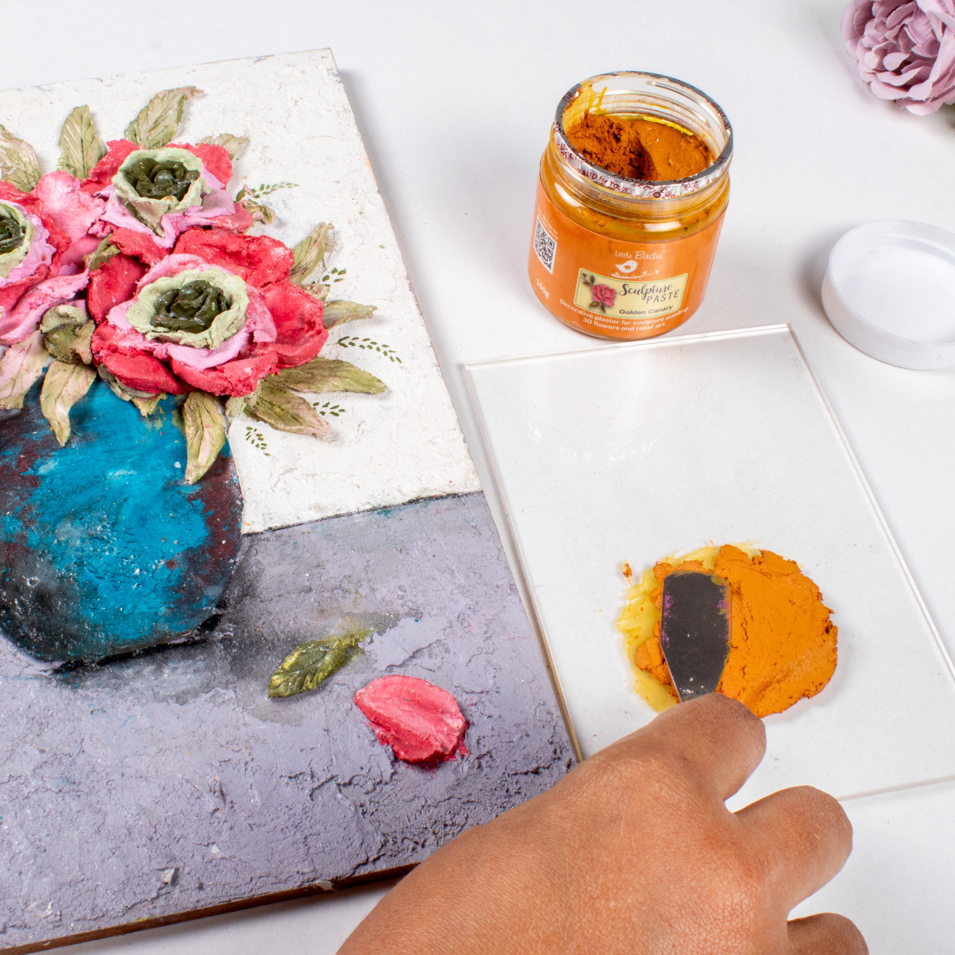 Sculpture Paste Golden Canary 160gm Bottle