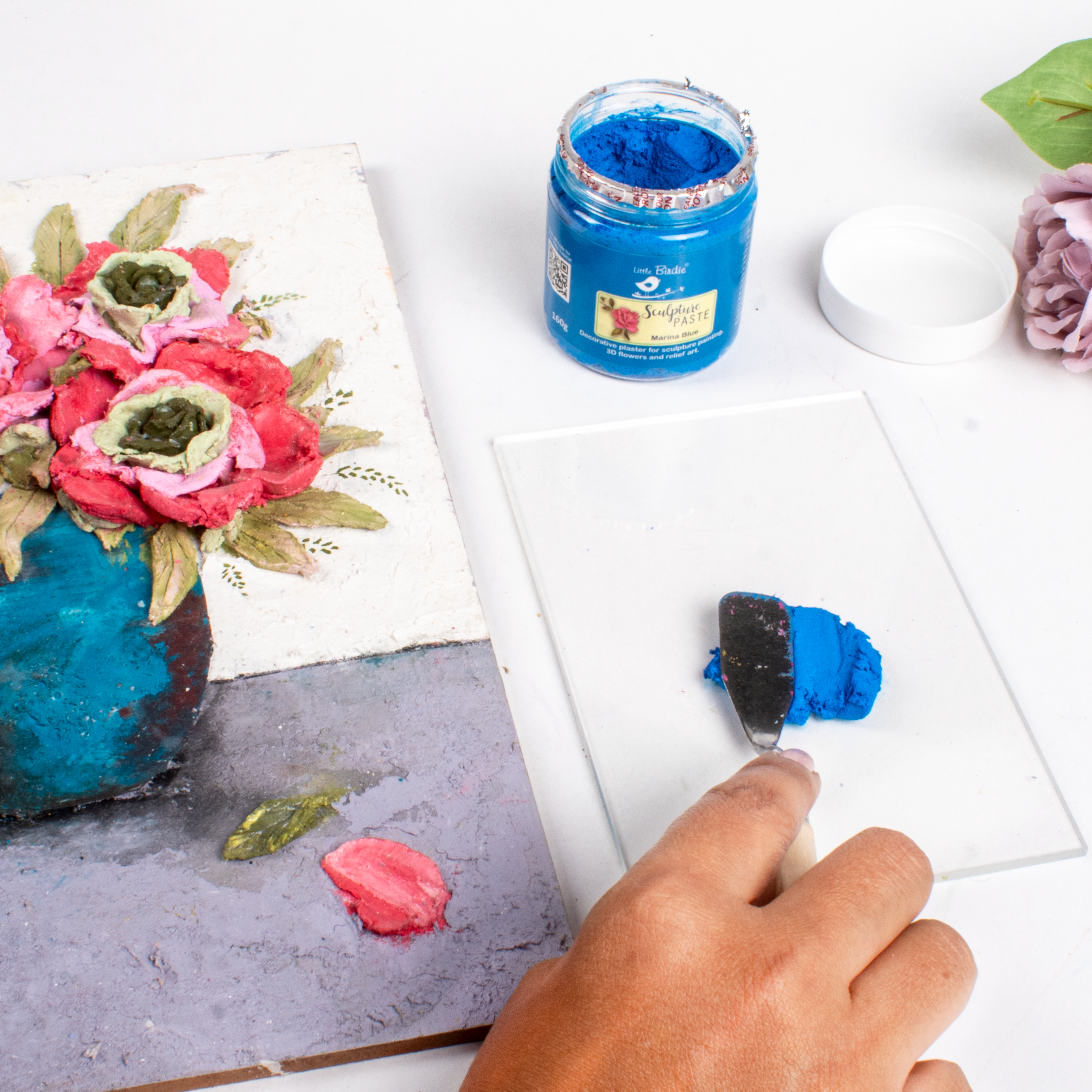 Sculpture Paste Marina Blue 160gm Bottle