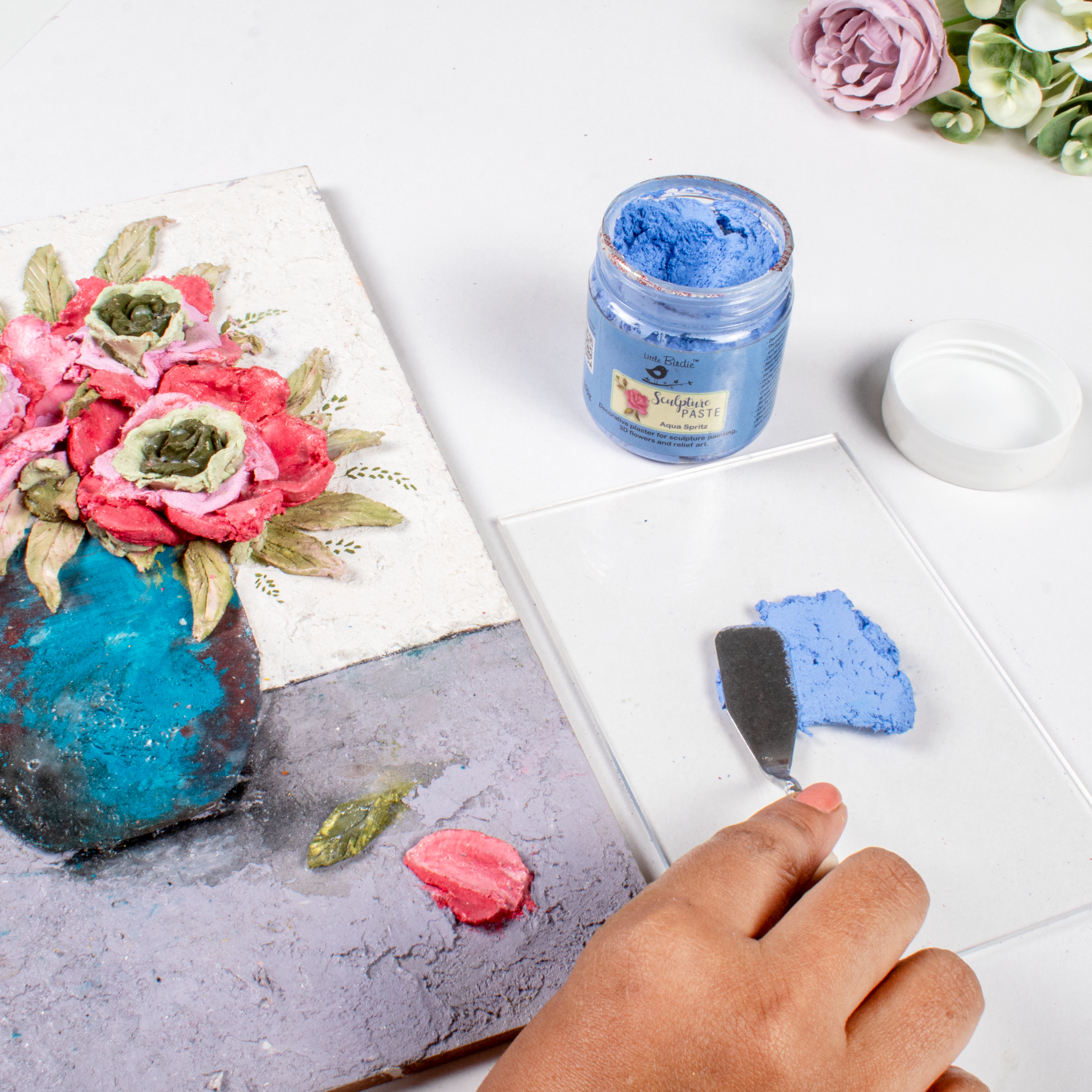 Sculpture Paste Aqua Spritz 160gm Bottle