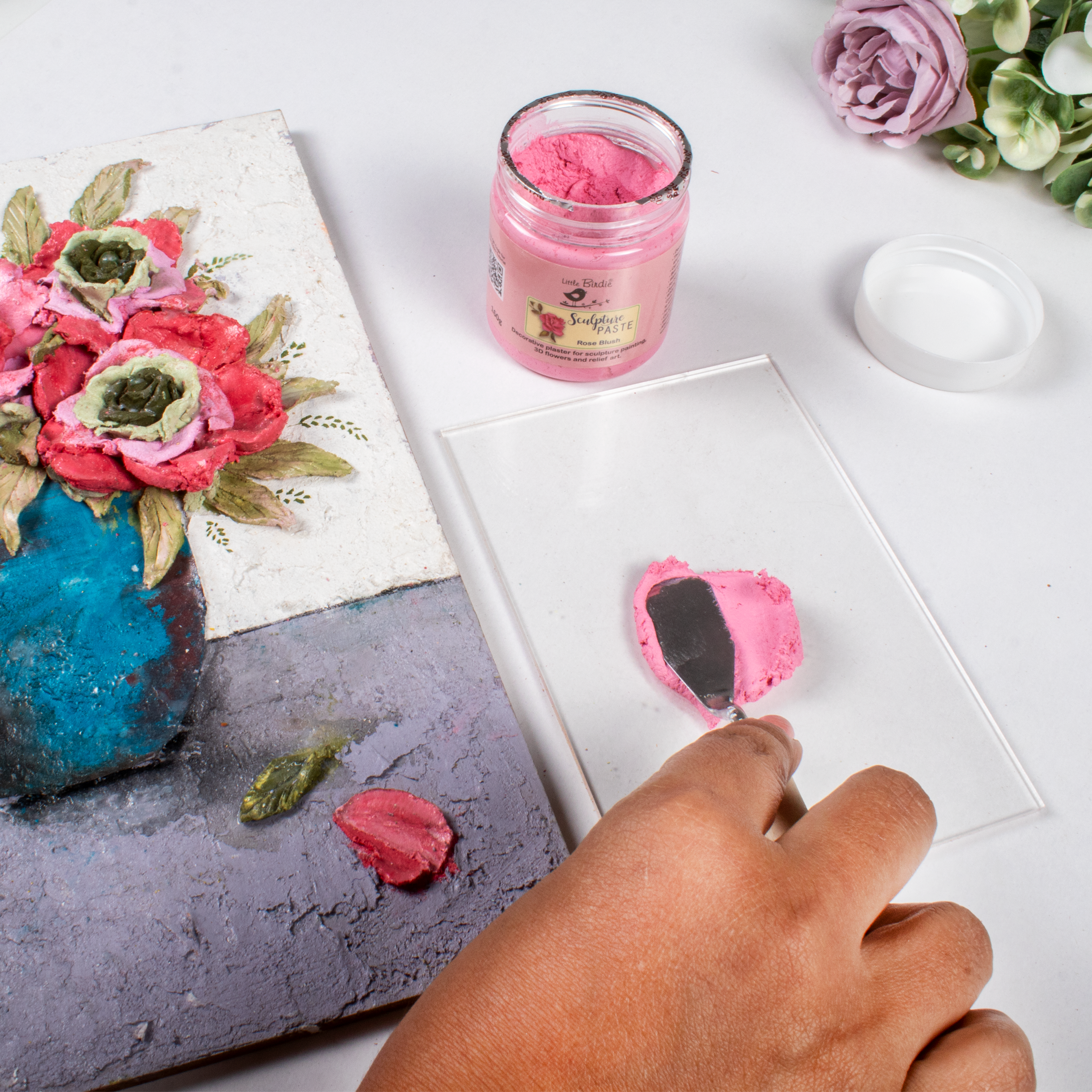 Sculpture Paste Rose Blush 160gm Bottle