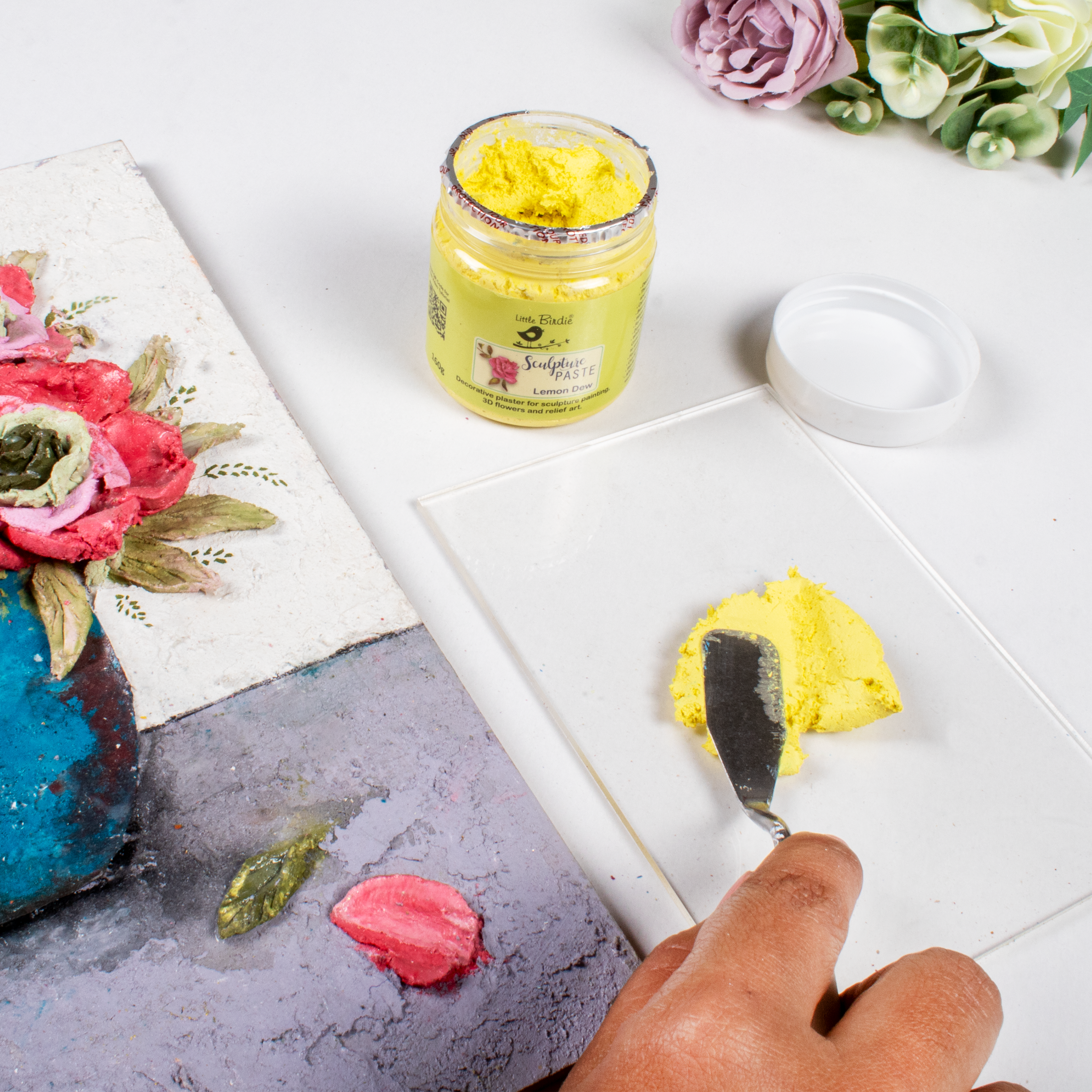 Sculpture Paste Lemon Dew 160gm Bottle