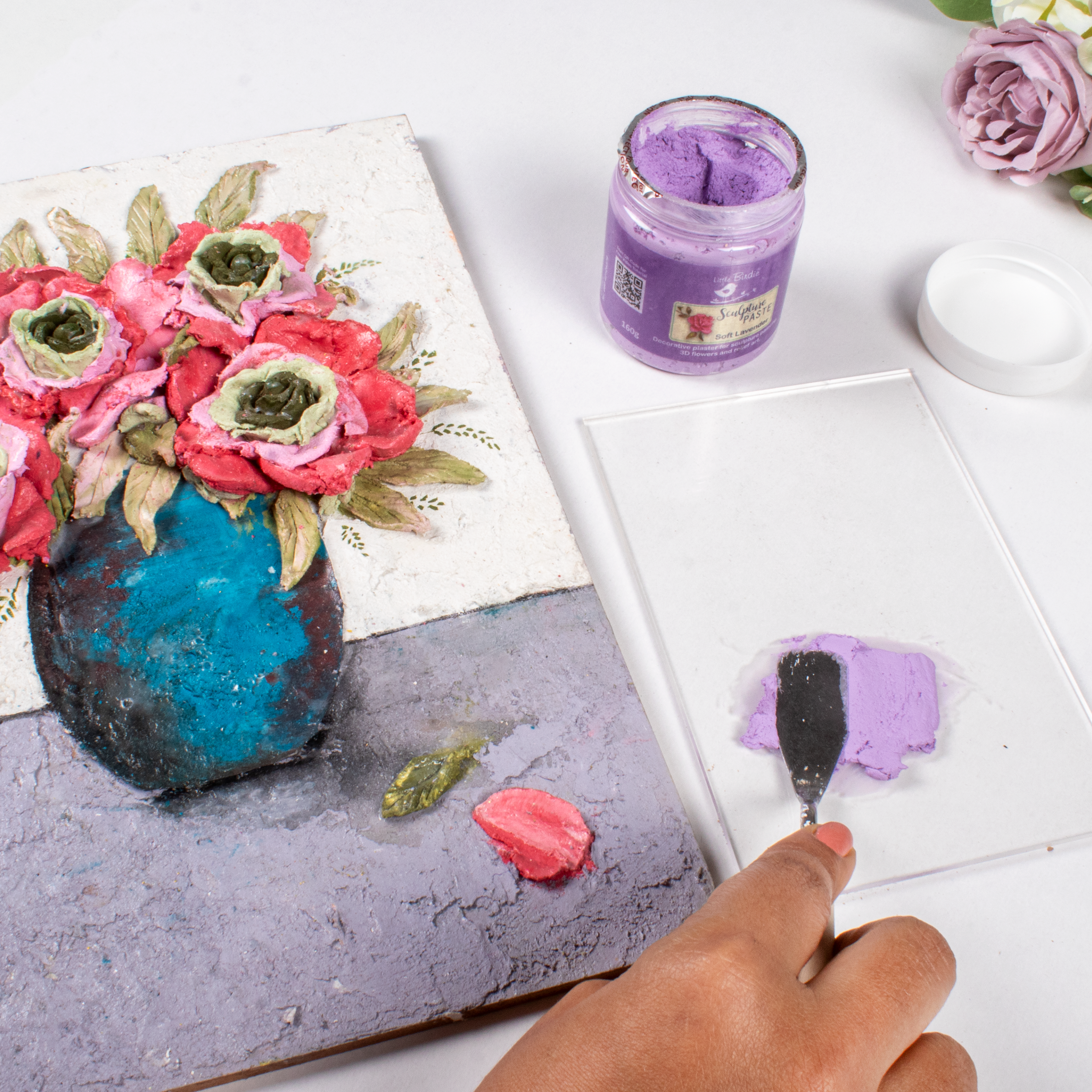 Sculpture Paste Soft Lavender 160gm Bottle