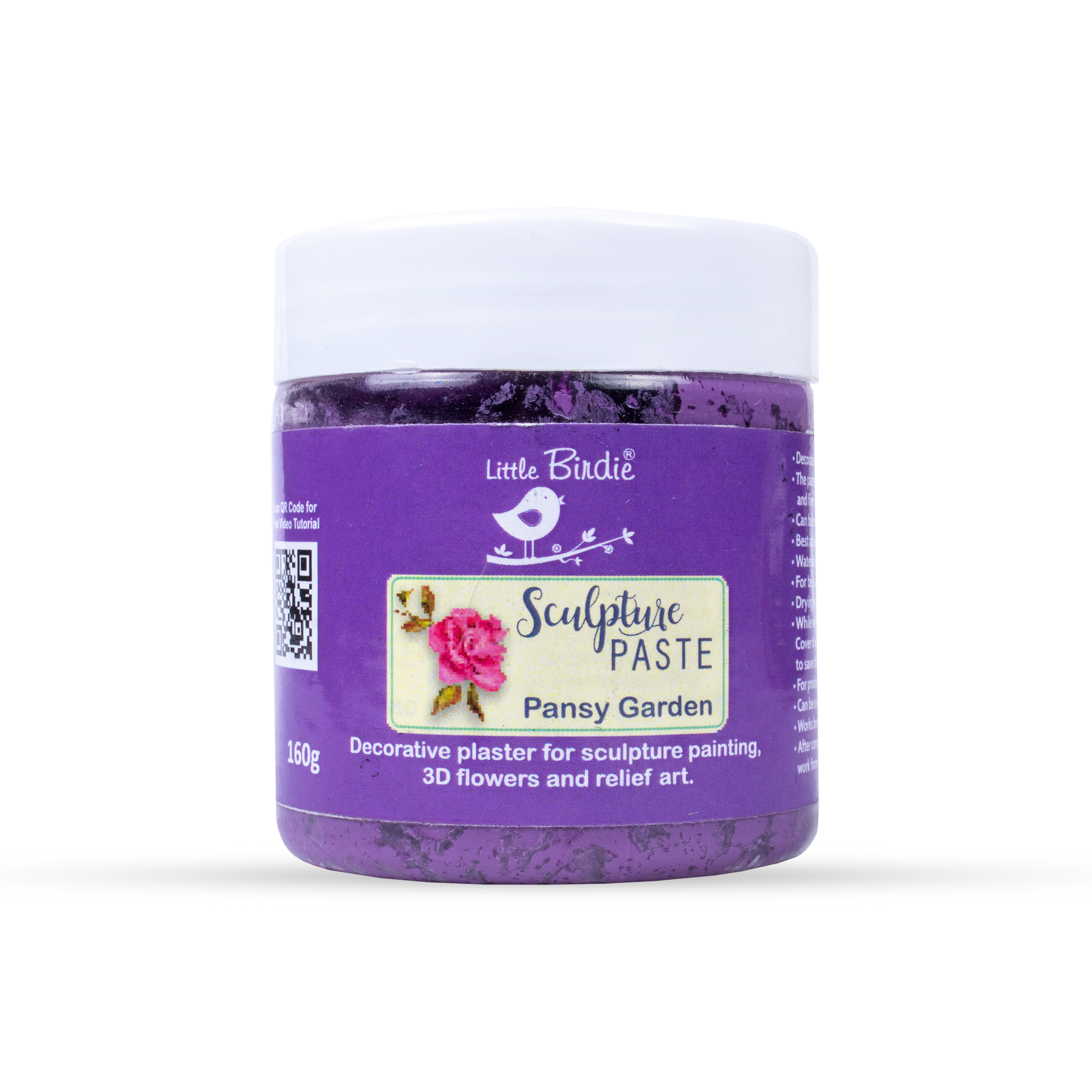 Sculpture Paste Pansy Garden 160gm Bottle