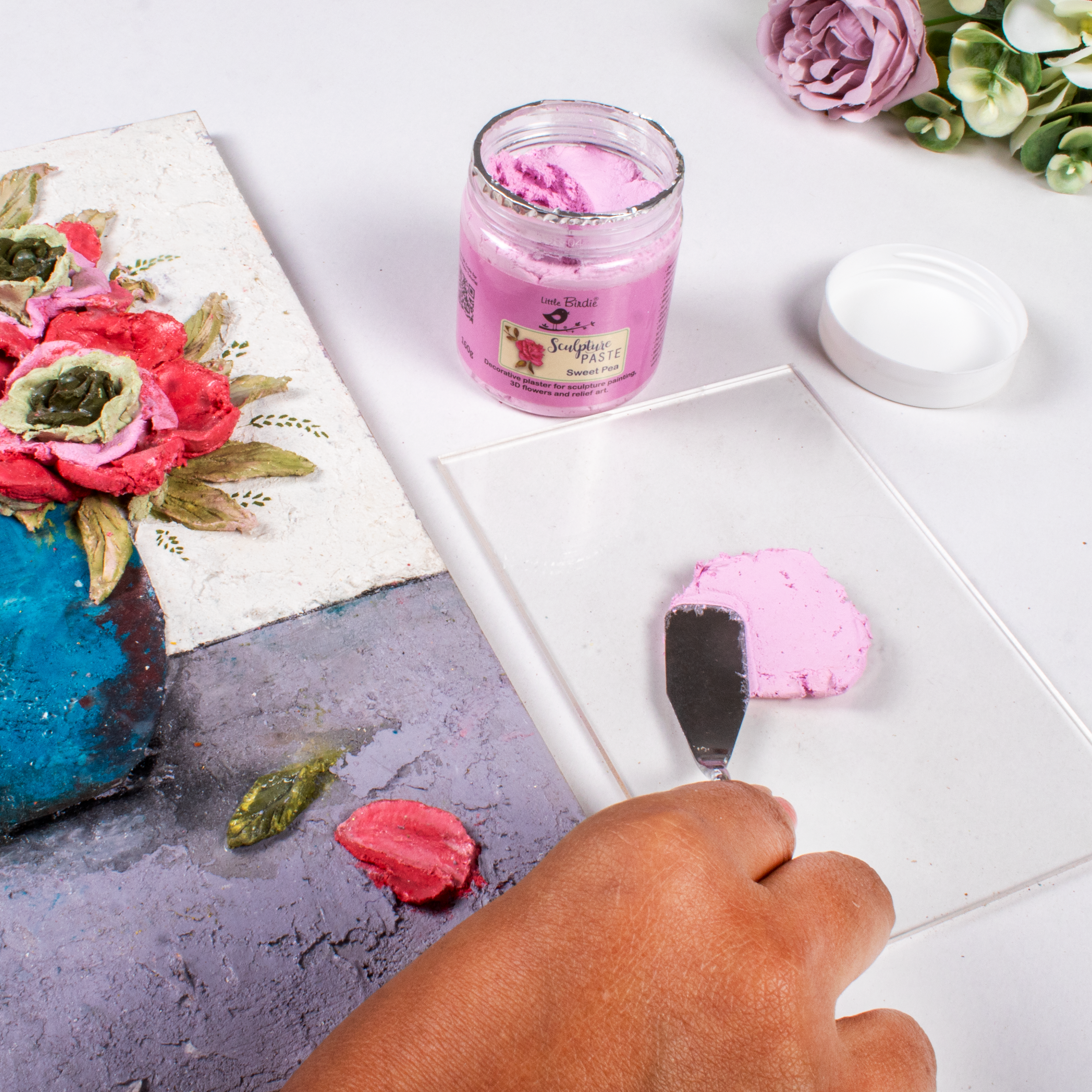 Sculpture Paste Sweet Pea 160gm Bottle