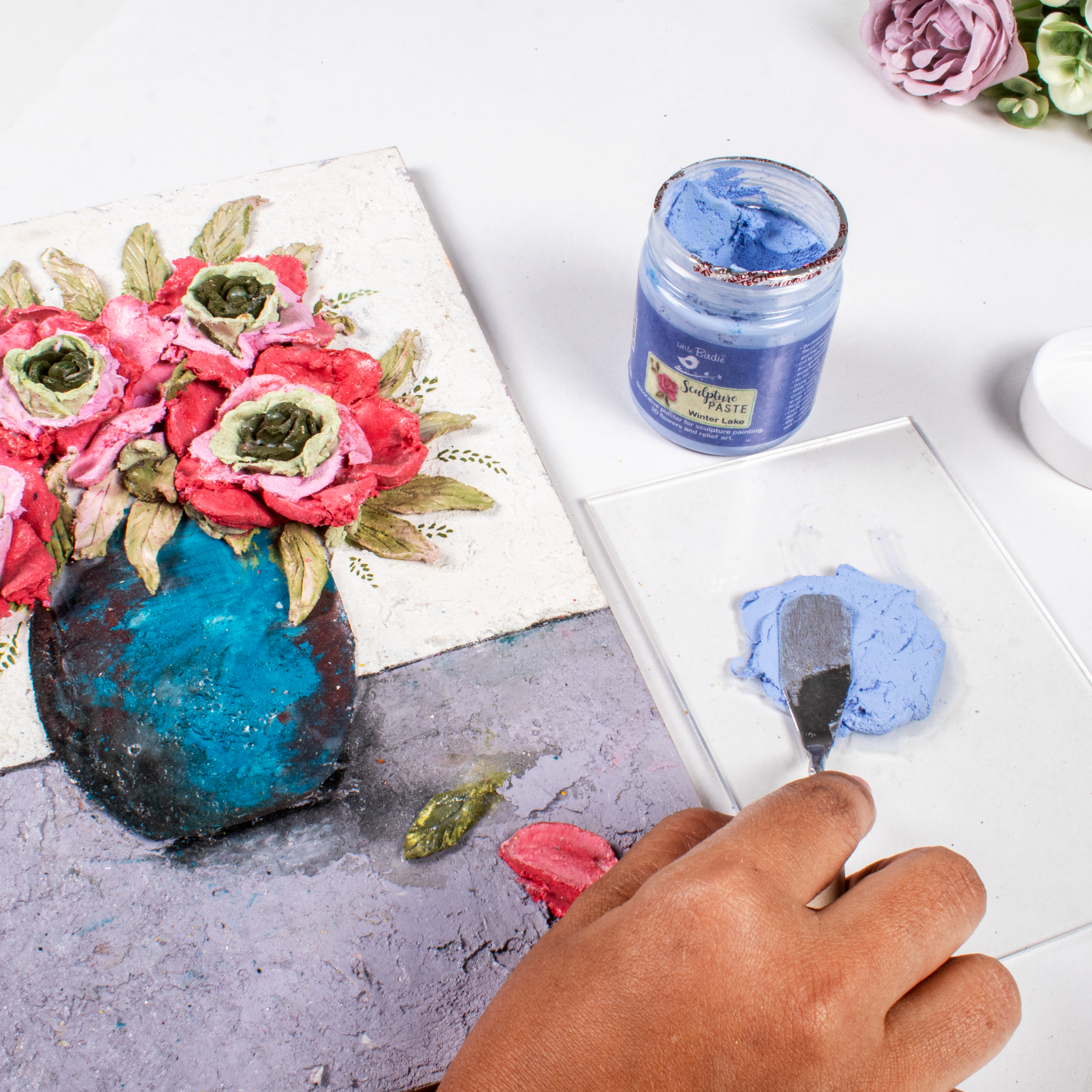 Sculpture Paste Winter Lake 160gm Bottle