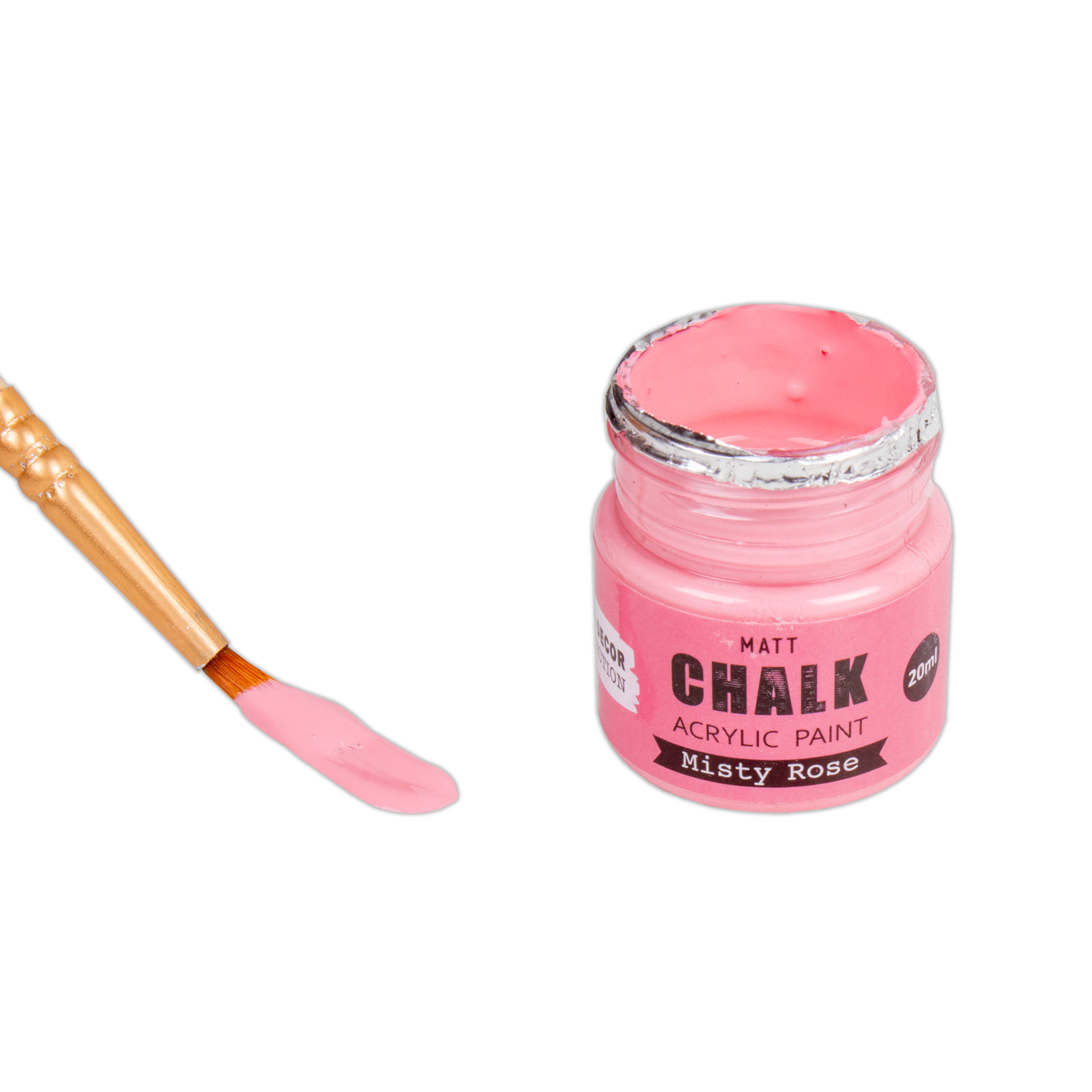 Home Decor Chalk Paint Misty Rose 20ml Bottle