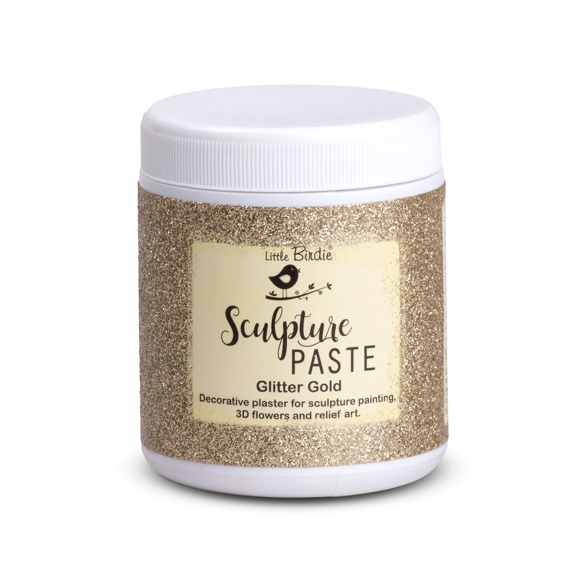 Sculpture Paste Glitter Gold 300gm Bottle