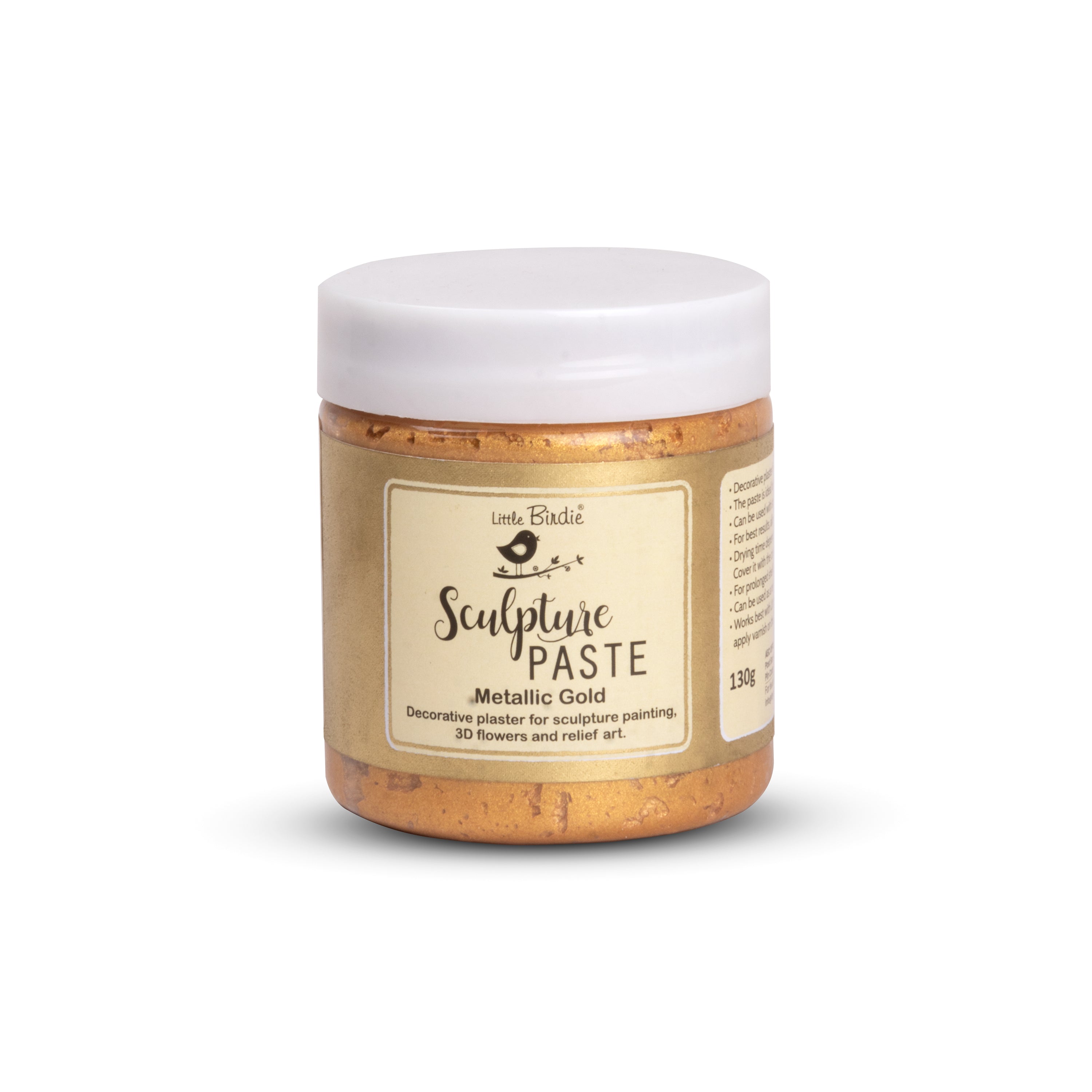 Sculpture Paste Metallic Gold 130gm Bottle