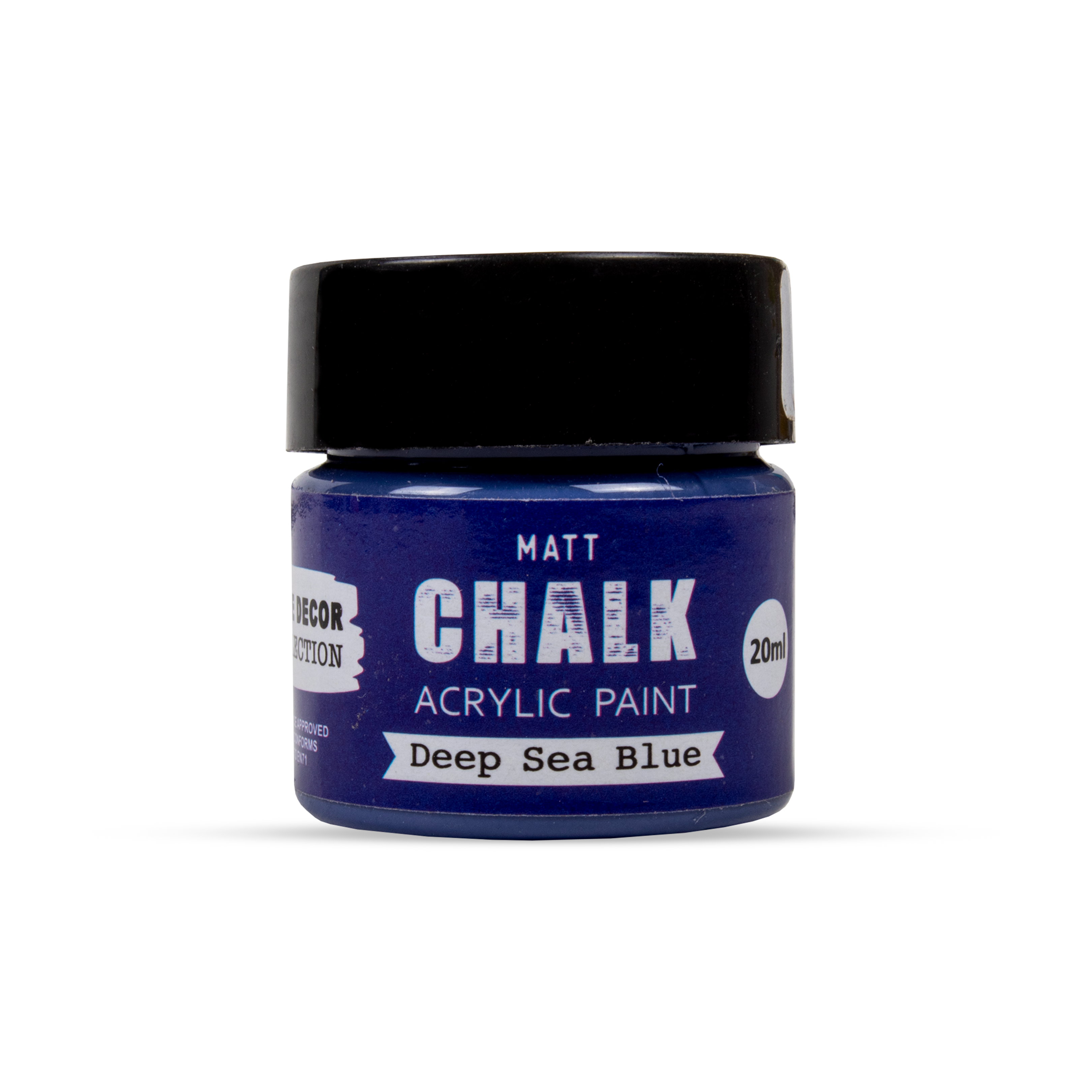Home Decor Chalk Paint Deep sea blue 20ml Bottle