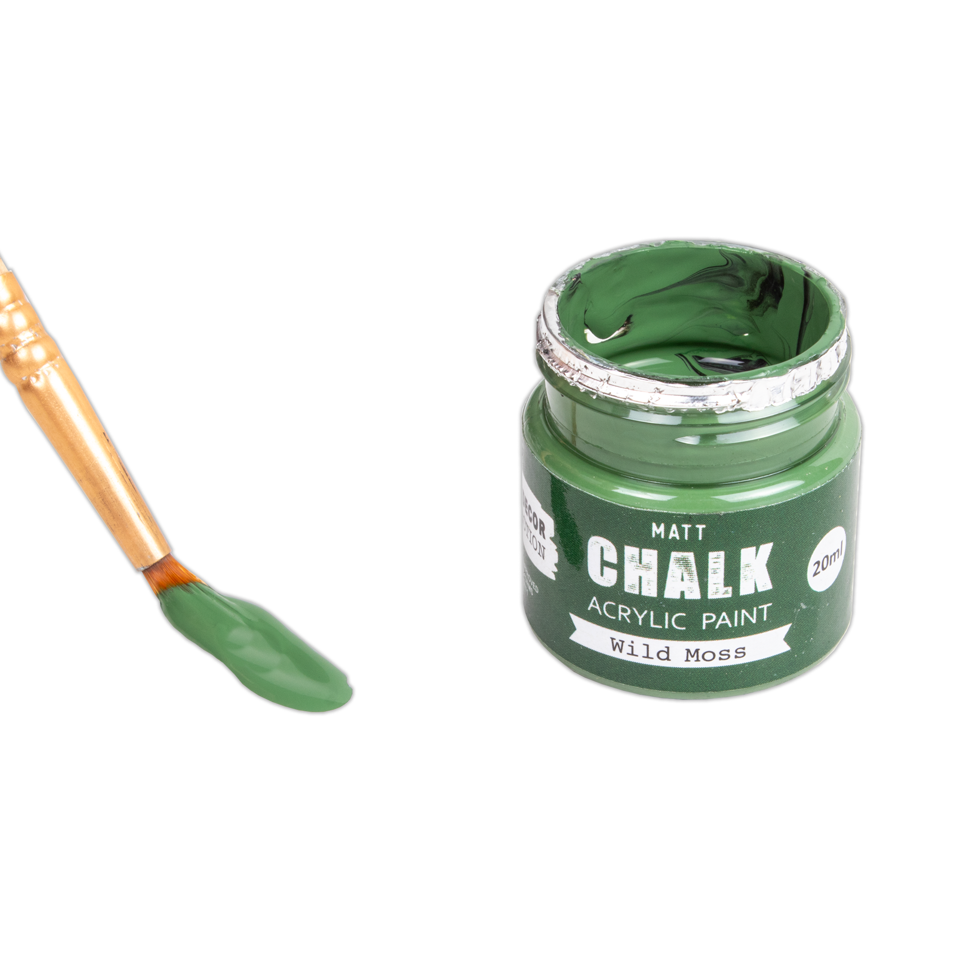 Home Decor Chalk Paint Wild moss 20ml Bottle