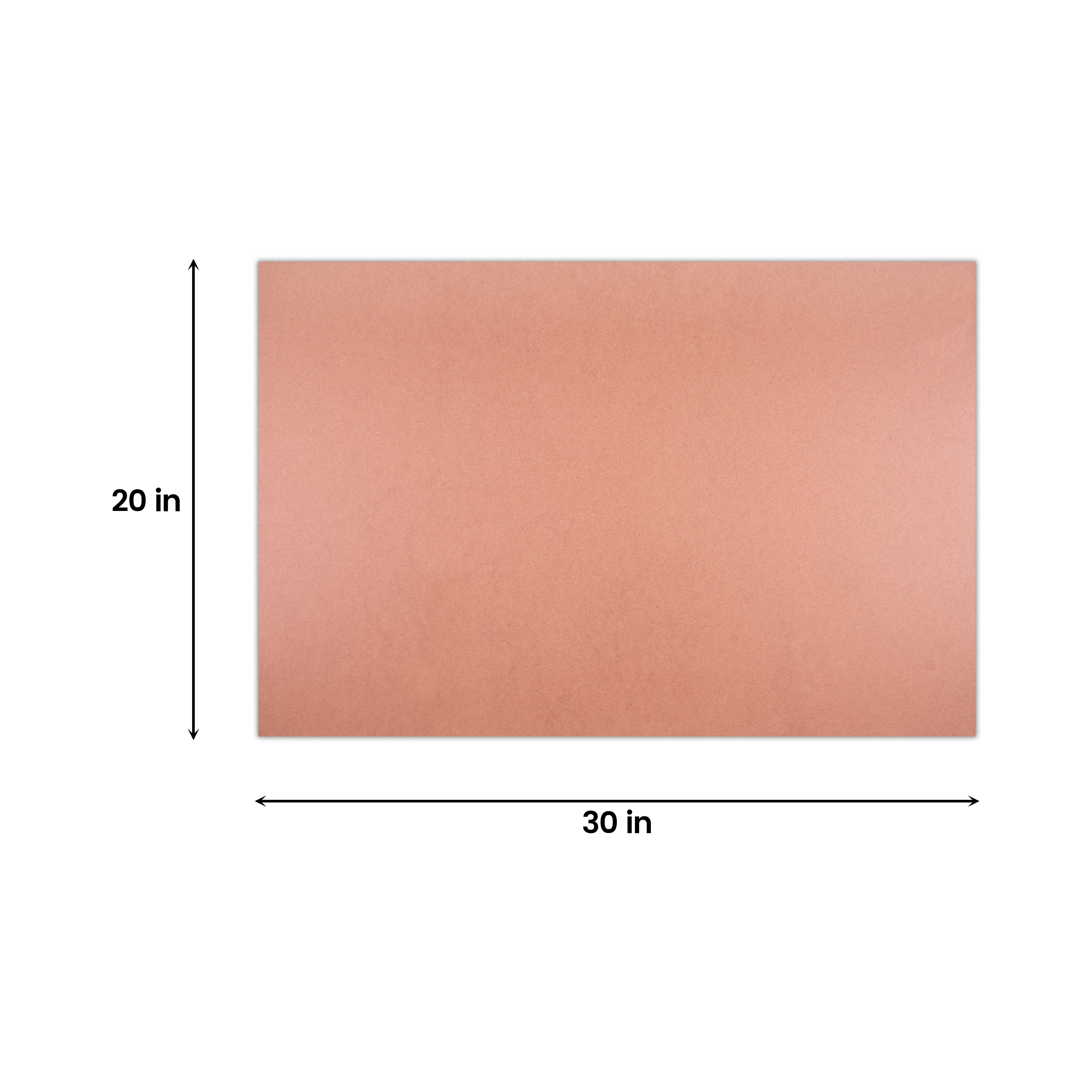 MDF 1.9Mm  20Inchx30Inch  1Sheet