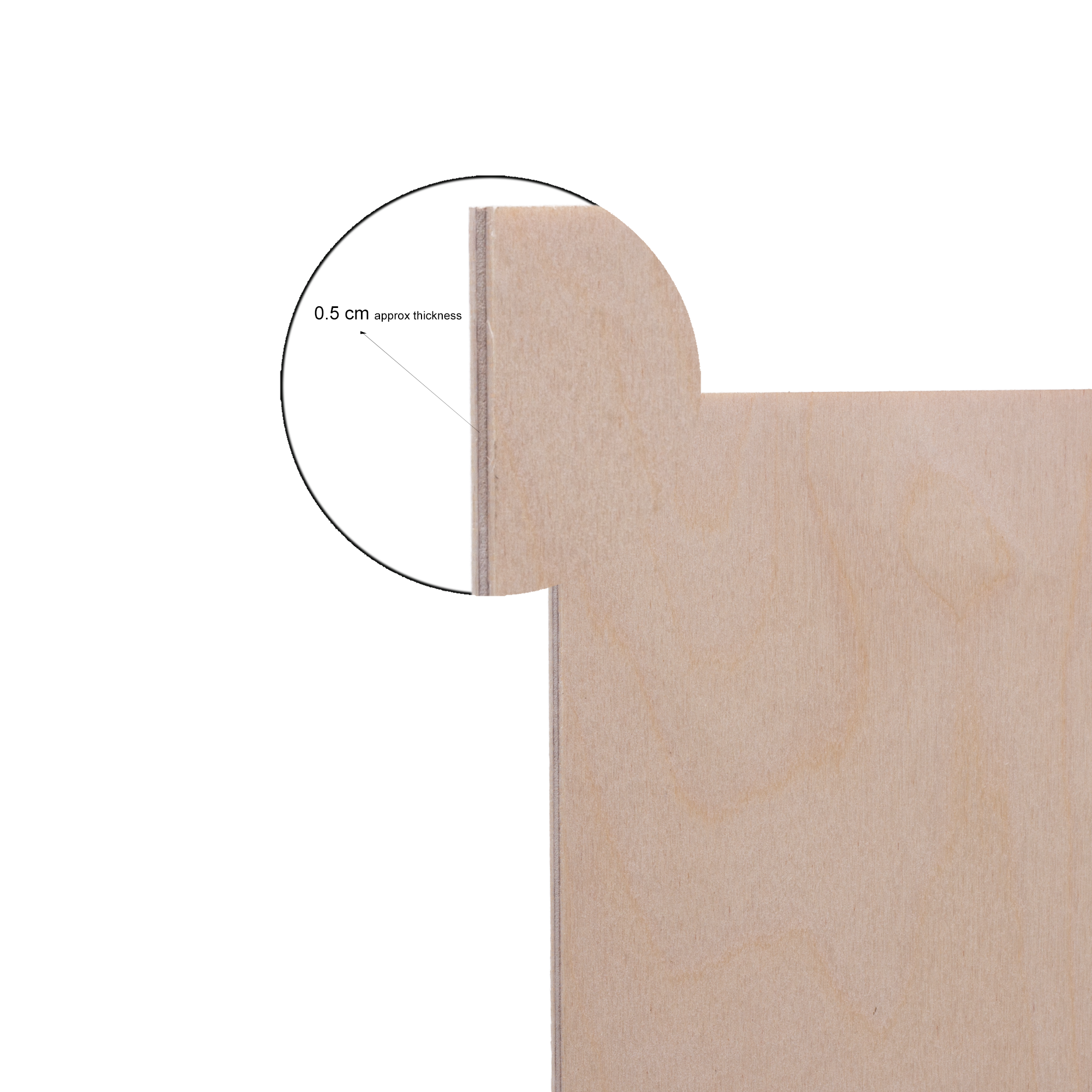 Birch Plywood A4 4mm 1Sheet