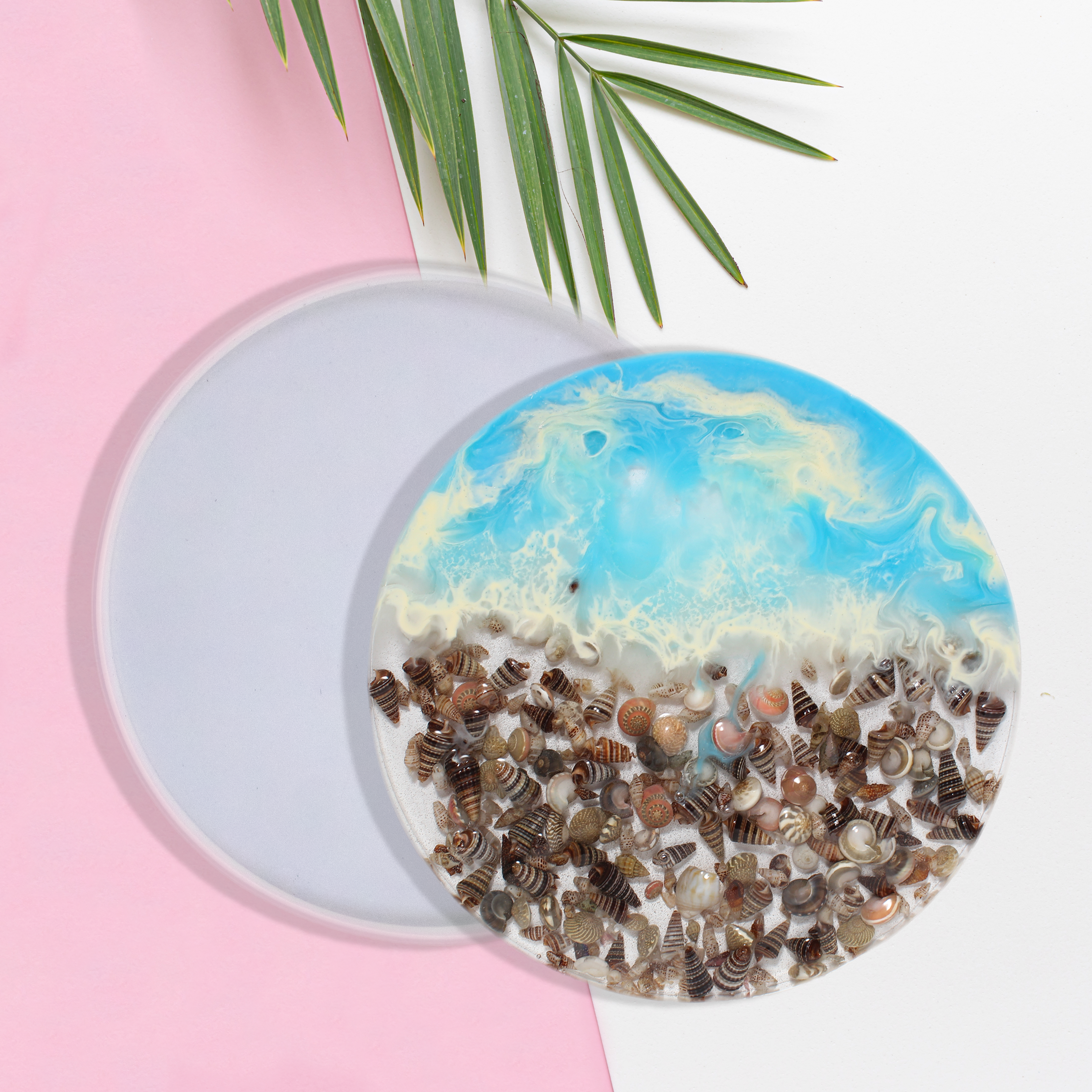 Silicone Mould Round Coaster 8inch Dia 1pc