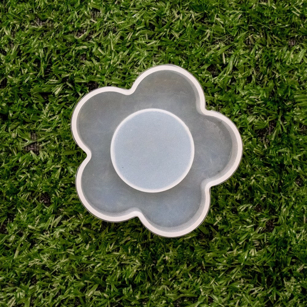 Silicone Mould Flower Tea Light Holder H1 X 3inch Dia 1pc